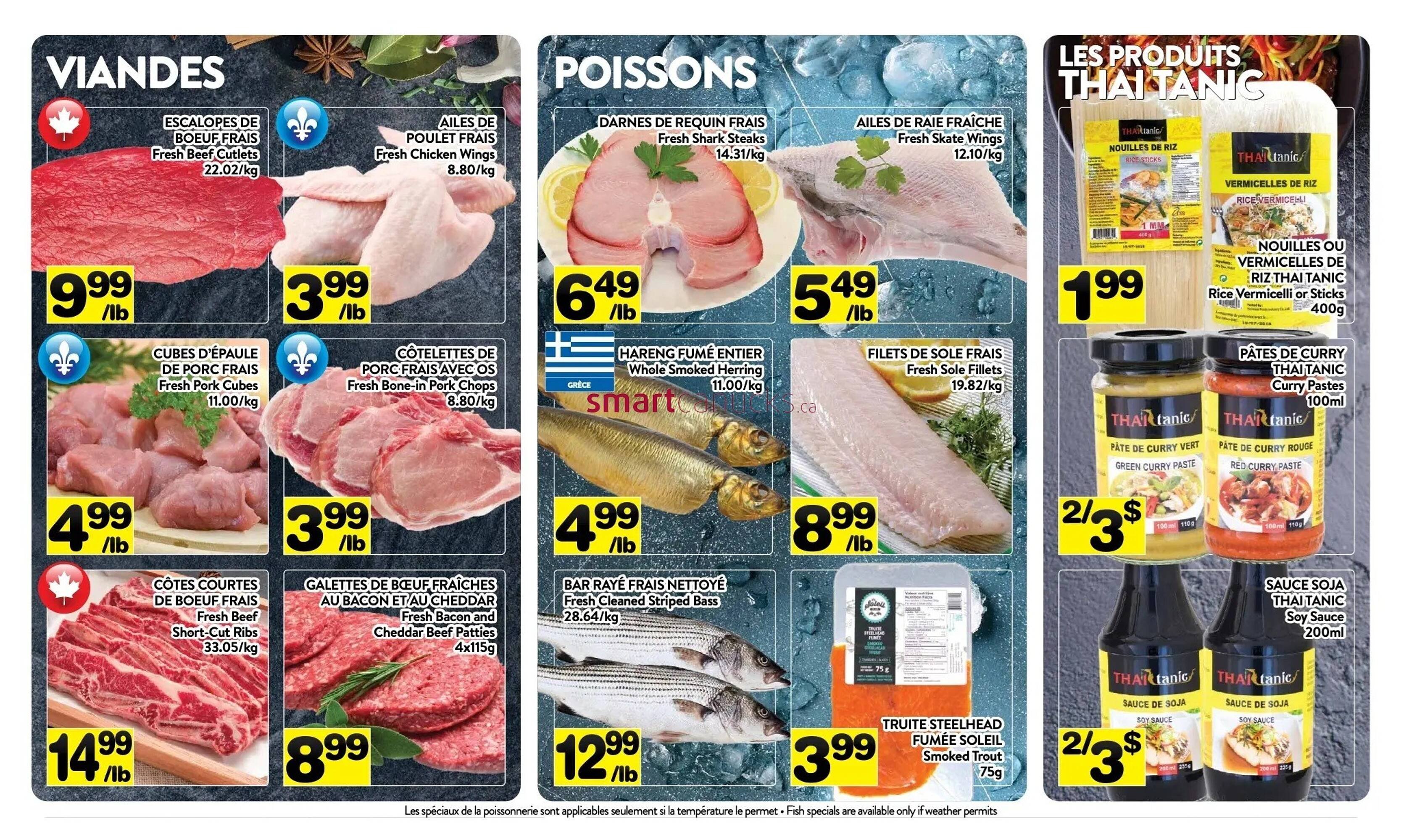 Supermarché PA flyer