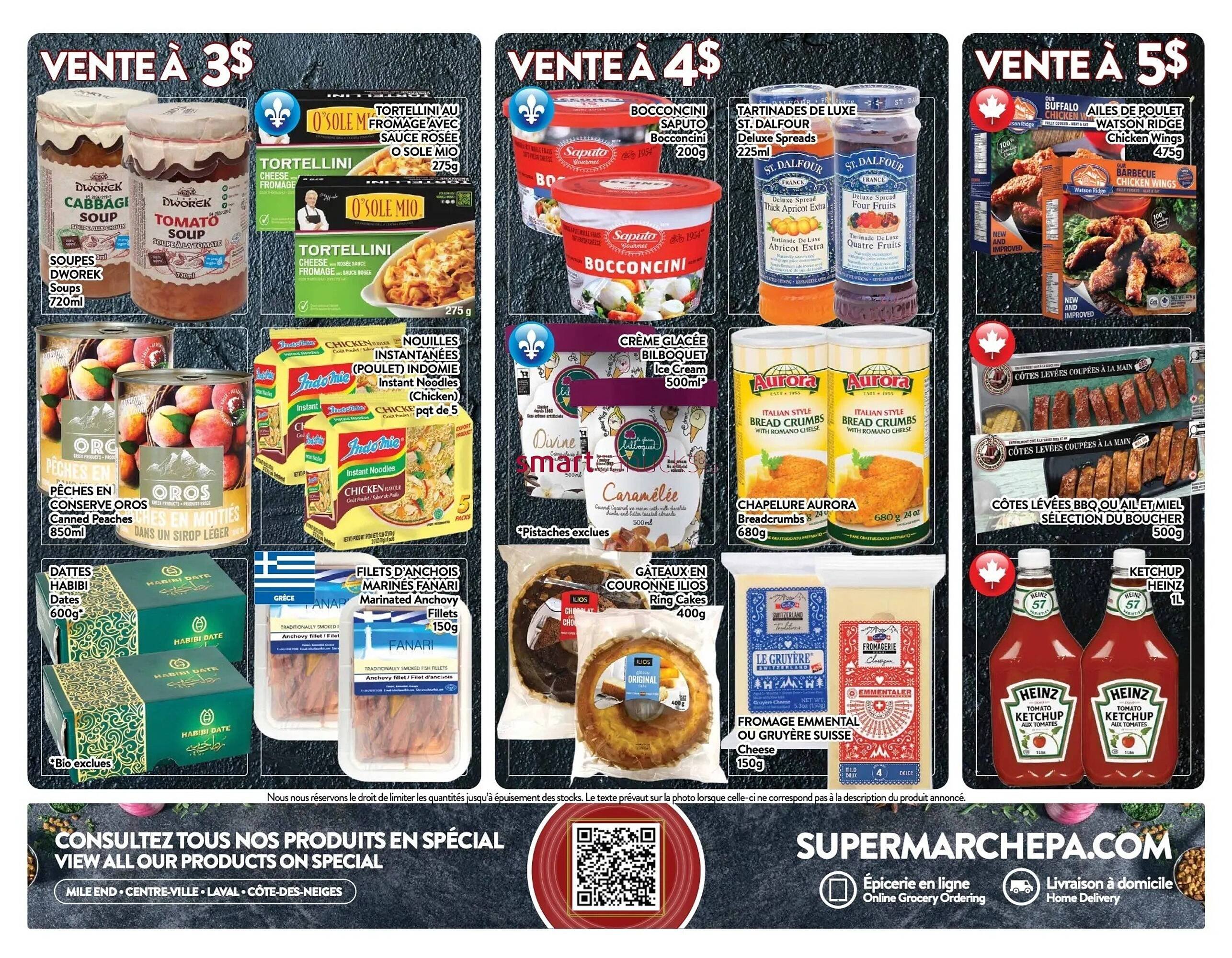 Supermarché PA flyer