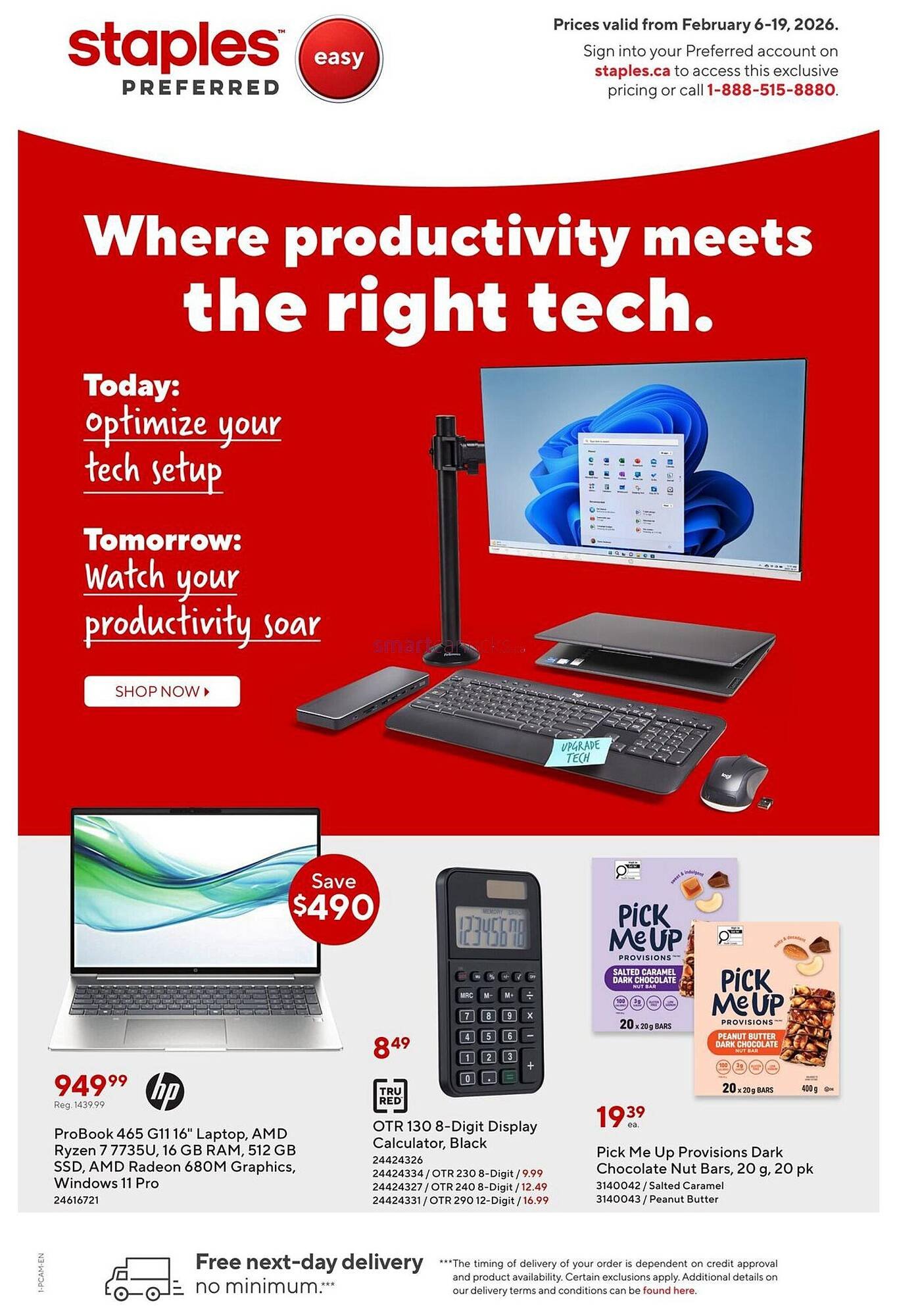 Staples flyer (2026-02-06 - 2026-02-19) | 1