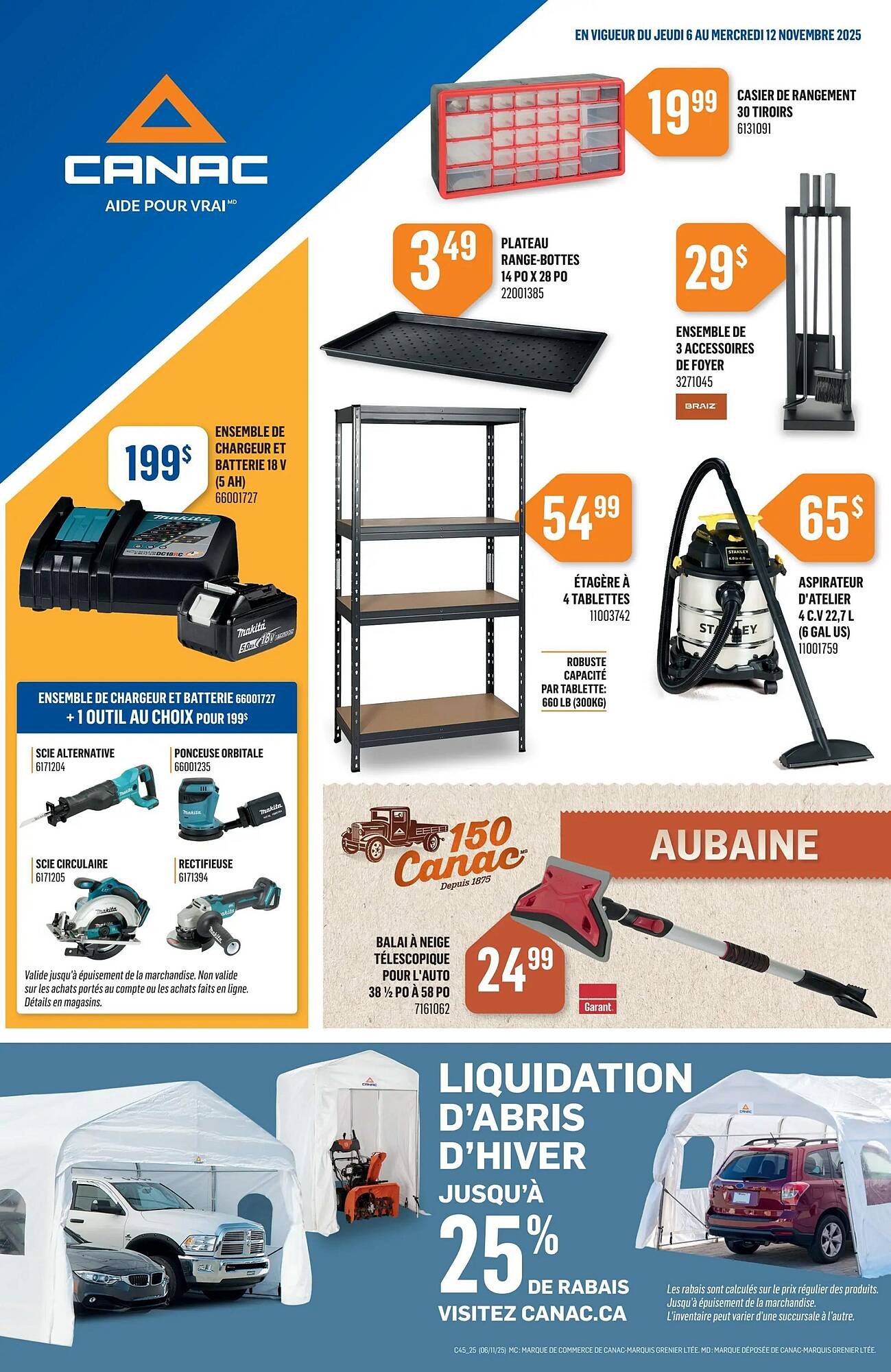 Canac flyer (2025-11-05 - 2025-11-11) | 1