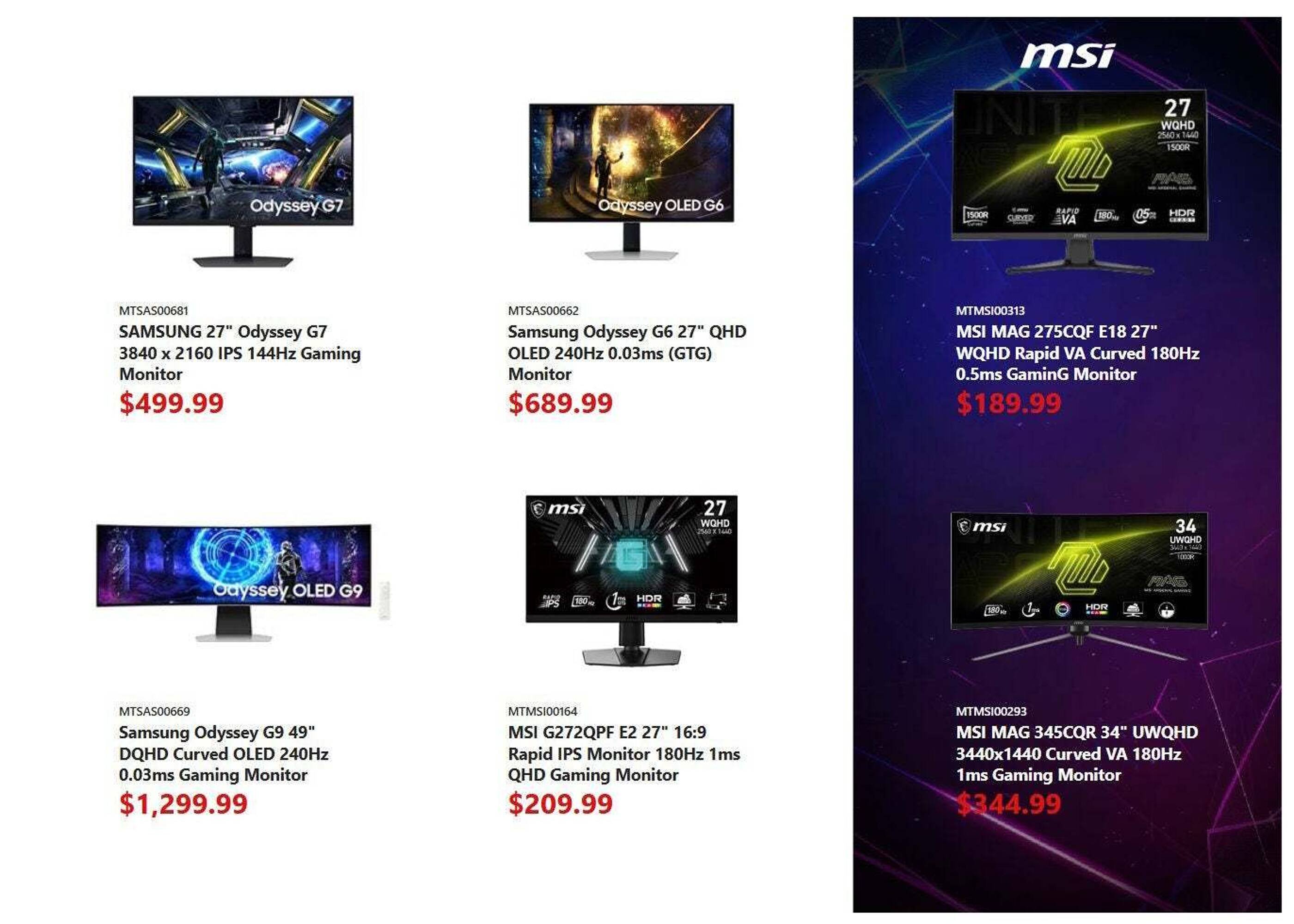 Canada Computers flyer
