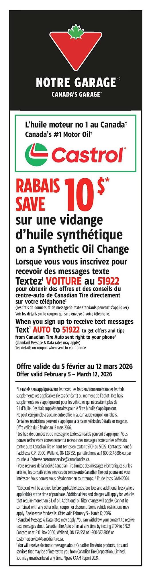 Canadian Tire flyer (2026-02-10 - 2026-02-18) | 24