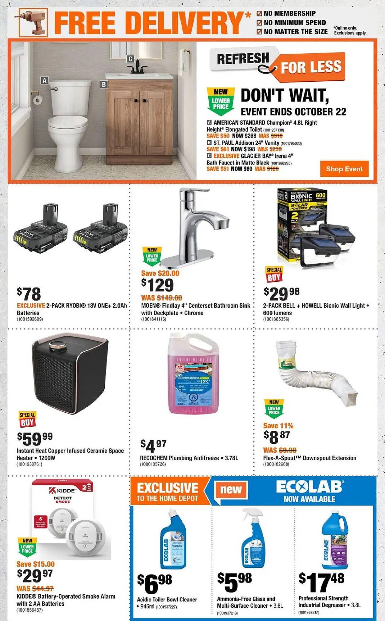 Home Depot flyer