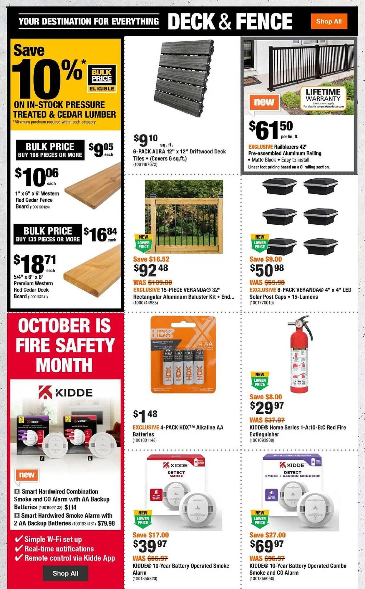 Home Depot flyer