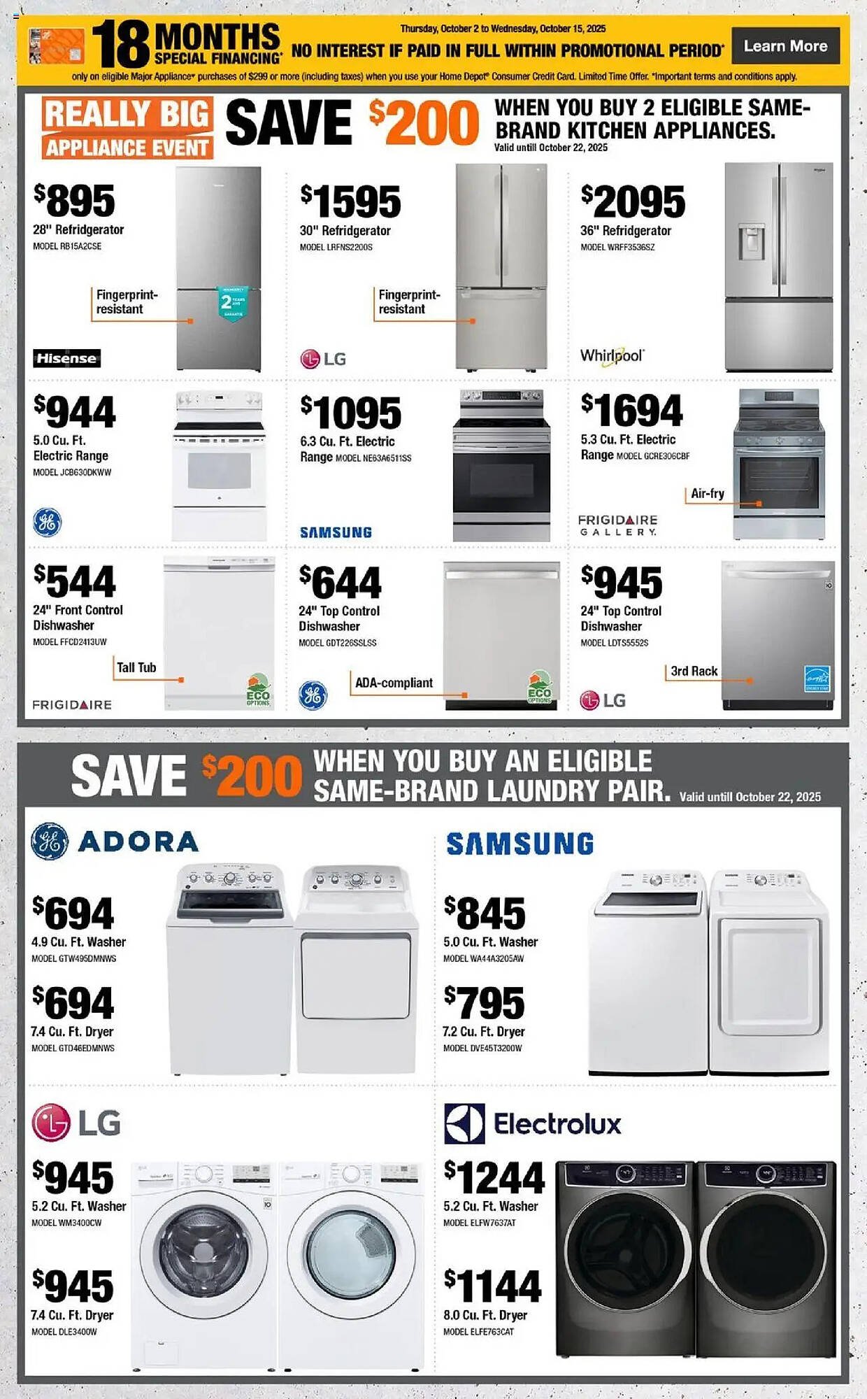 Home Depot flyer
