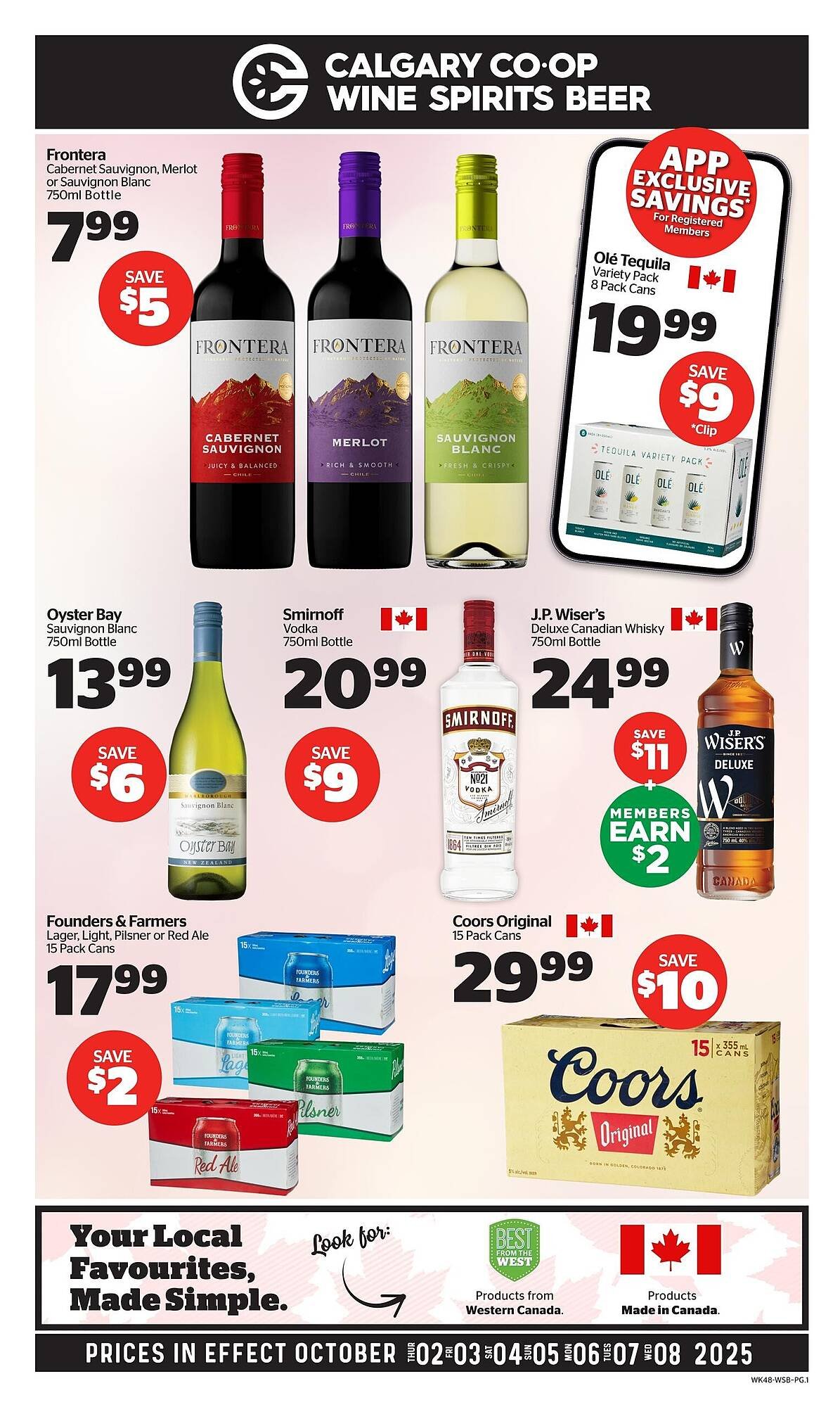 Calgary Co-op flyer (2025-10-01 - 2025-10-07) | 1