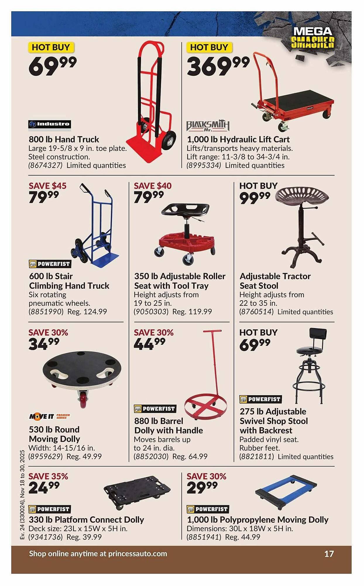 Princess Auto flyer (2025-11-13 - 2025-11-20) | 22