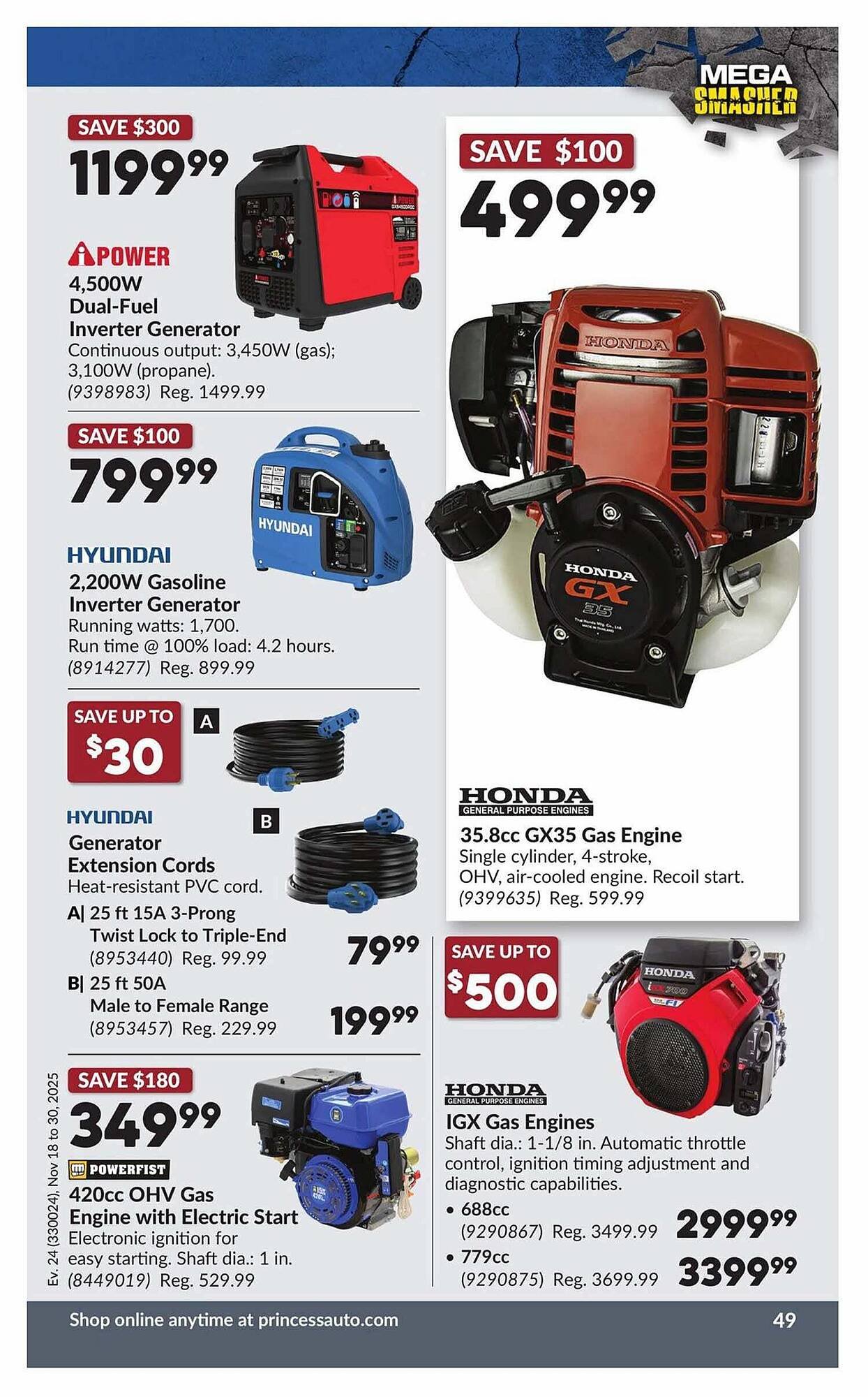 Princess Auto flyer (2025-11-13 - 2025-11-20) | 54