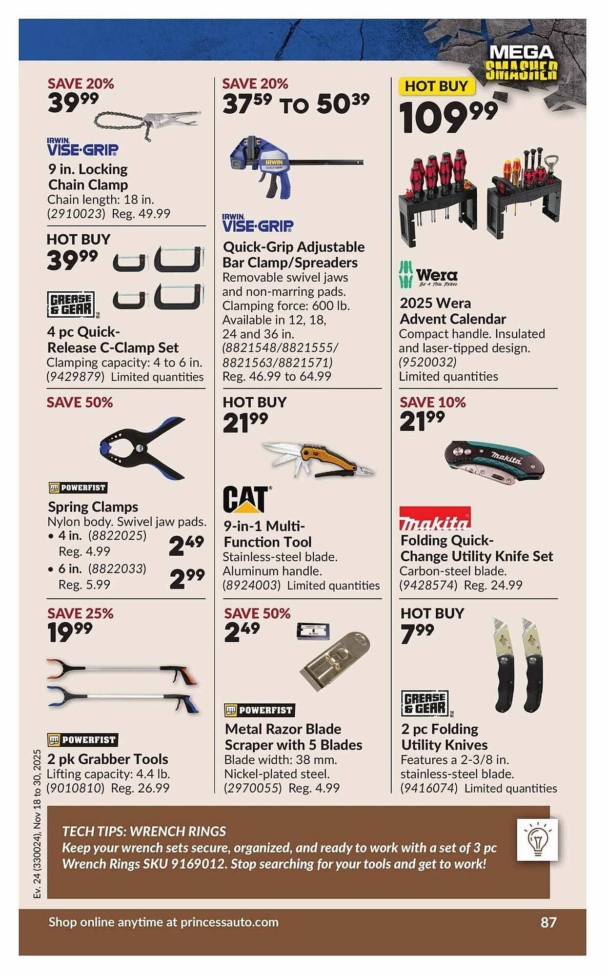 Princess Auto flyer (2025-11-13 - 2025-11-20) | 92