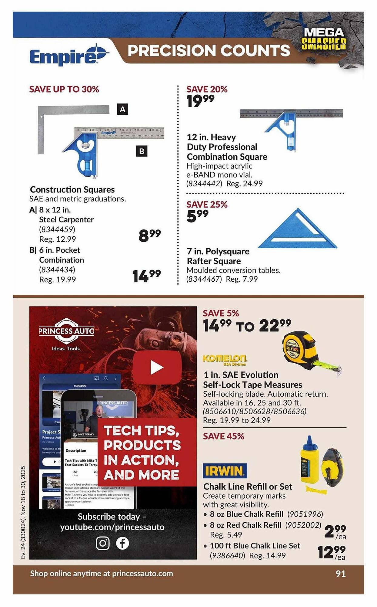 Princess Auto flyer (2025-11-13 - 2025-11-20) | 96