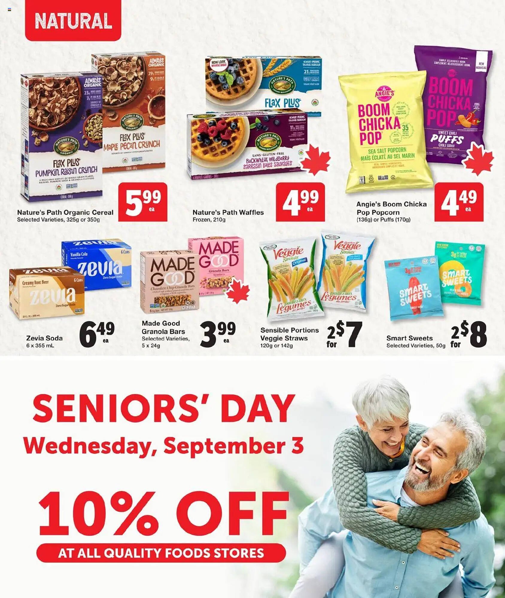 Quality Foods flyer