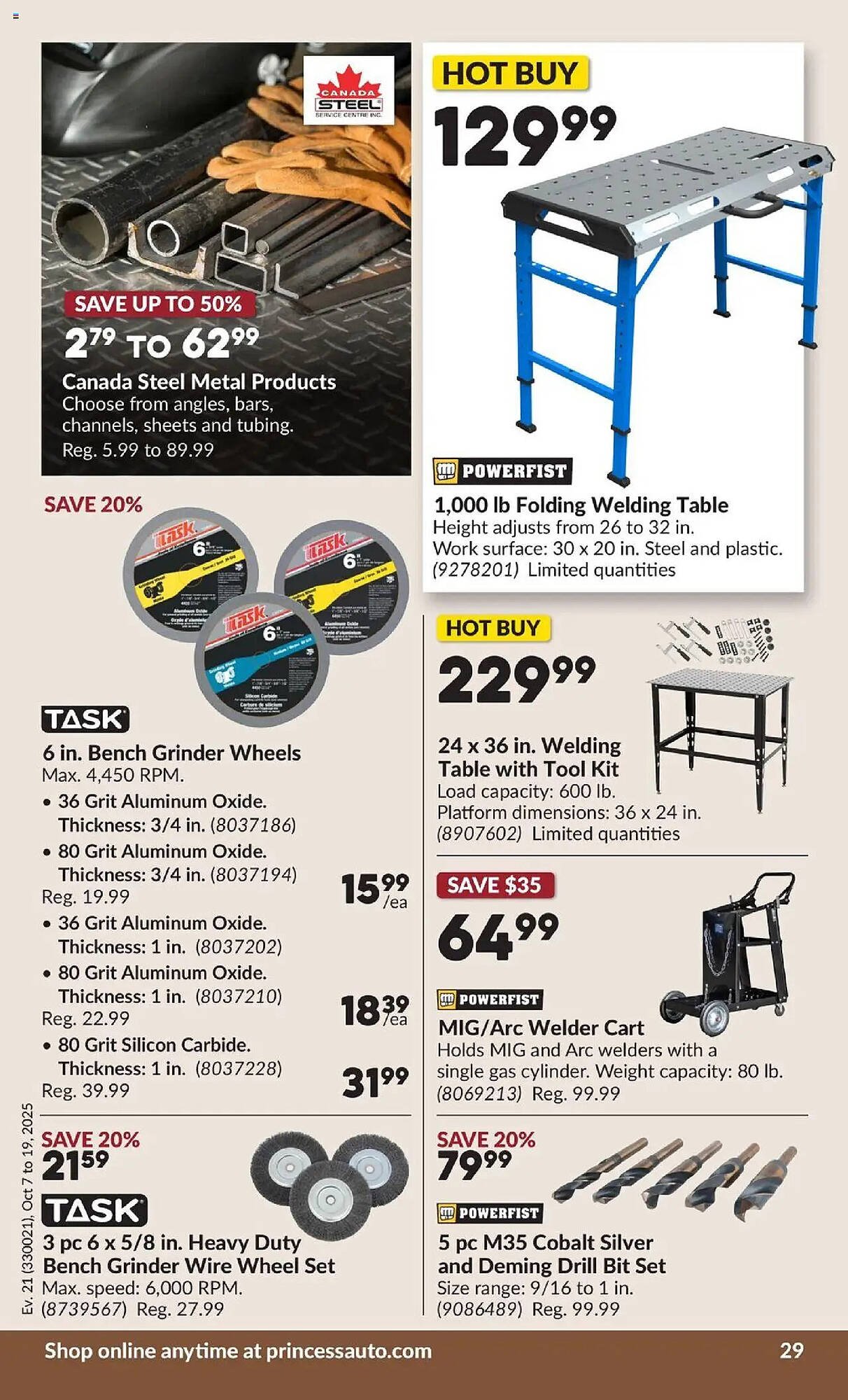 Princess Auto flyer