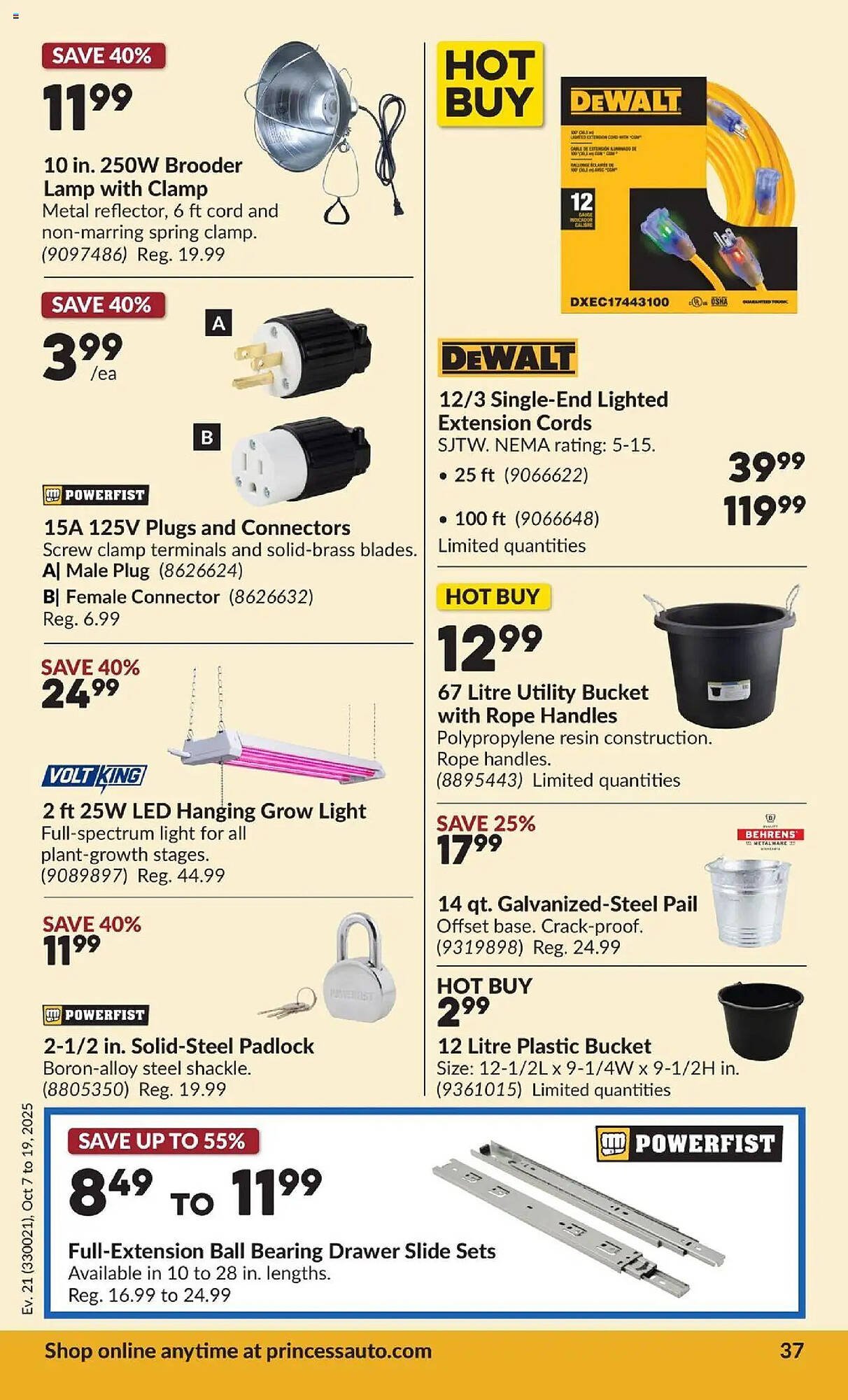 Princess Auto flyer
