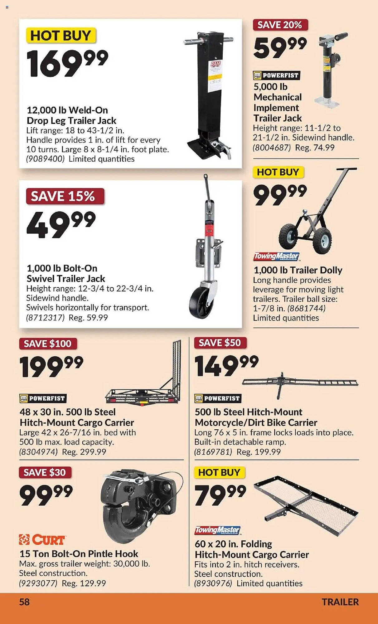 Princess Auto flyer