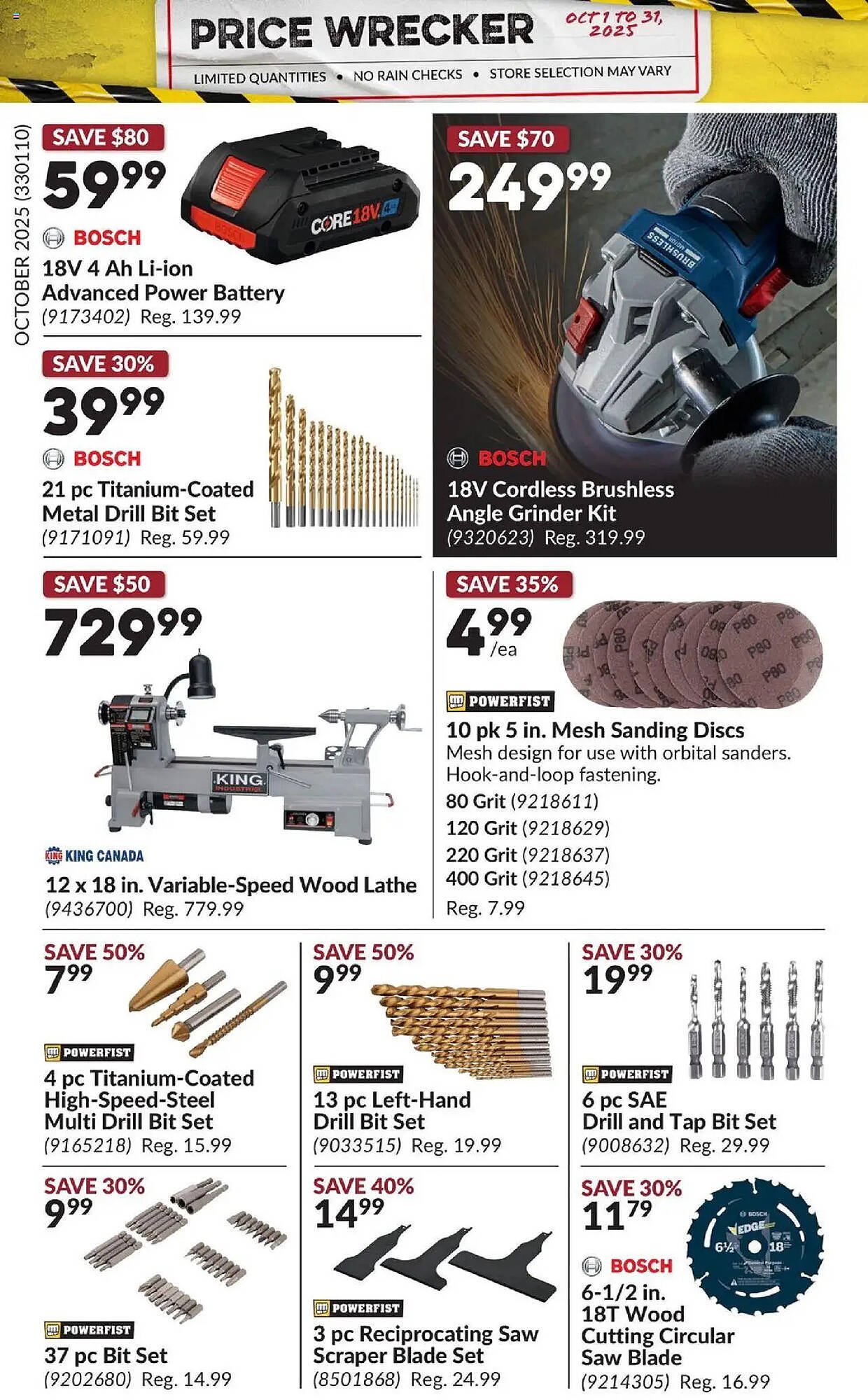 Princess Auto flyer