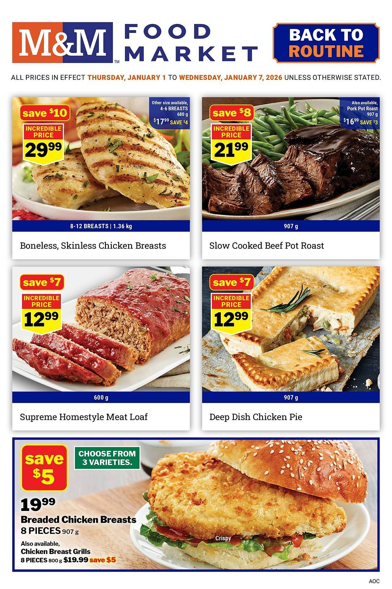 M &amp; M Food Market flyer (2025-12-31 - 2026-02-01) | 1