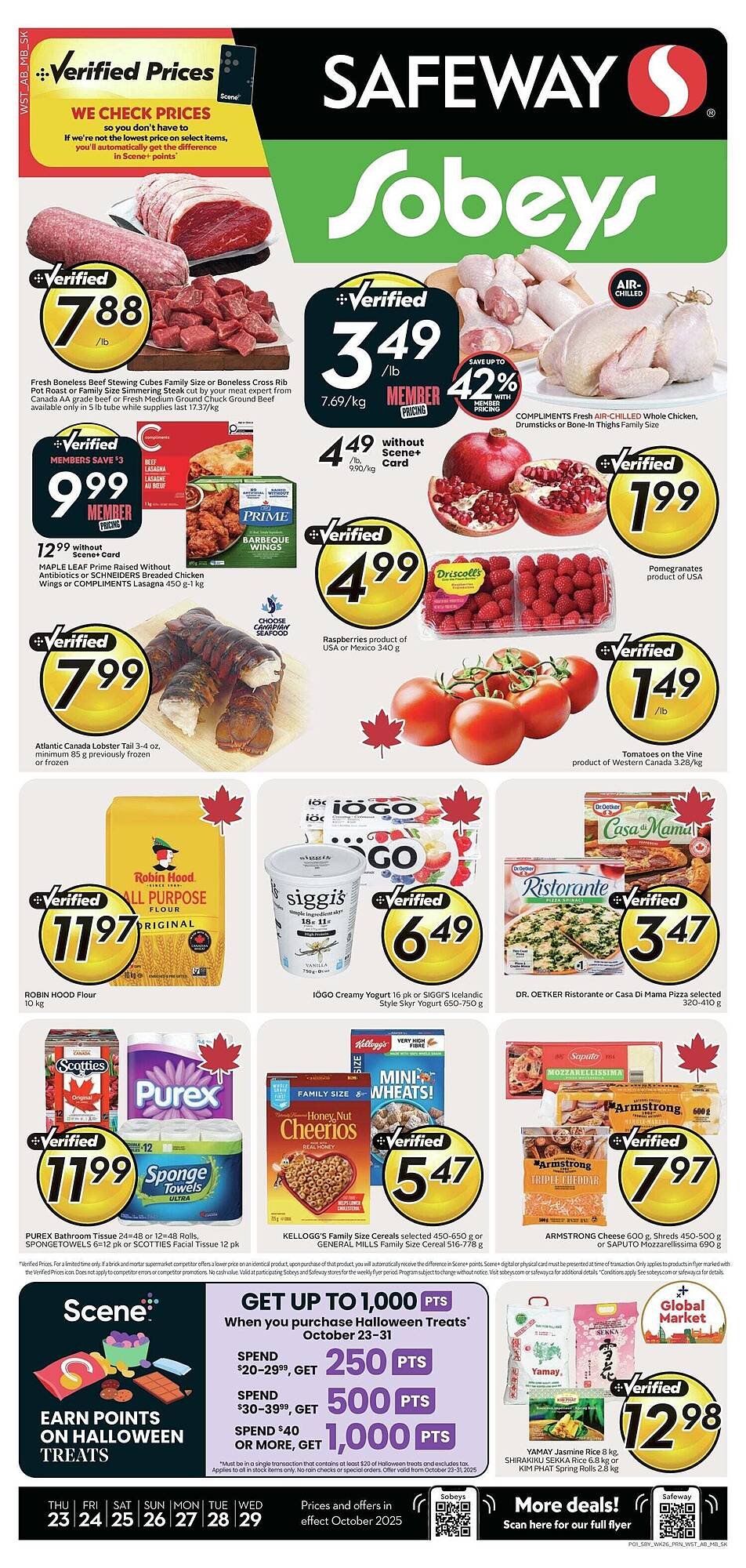 Safeway flyer (2025-10-23 - 2025-10-29) | 1