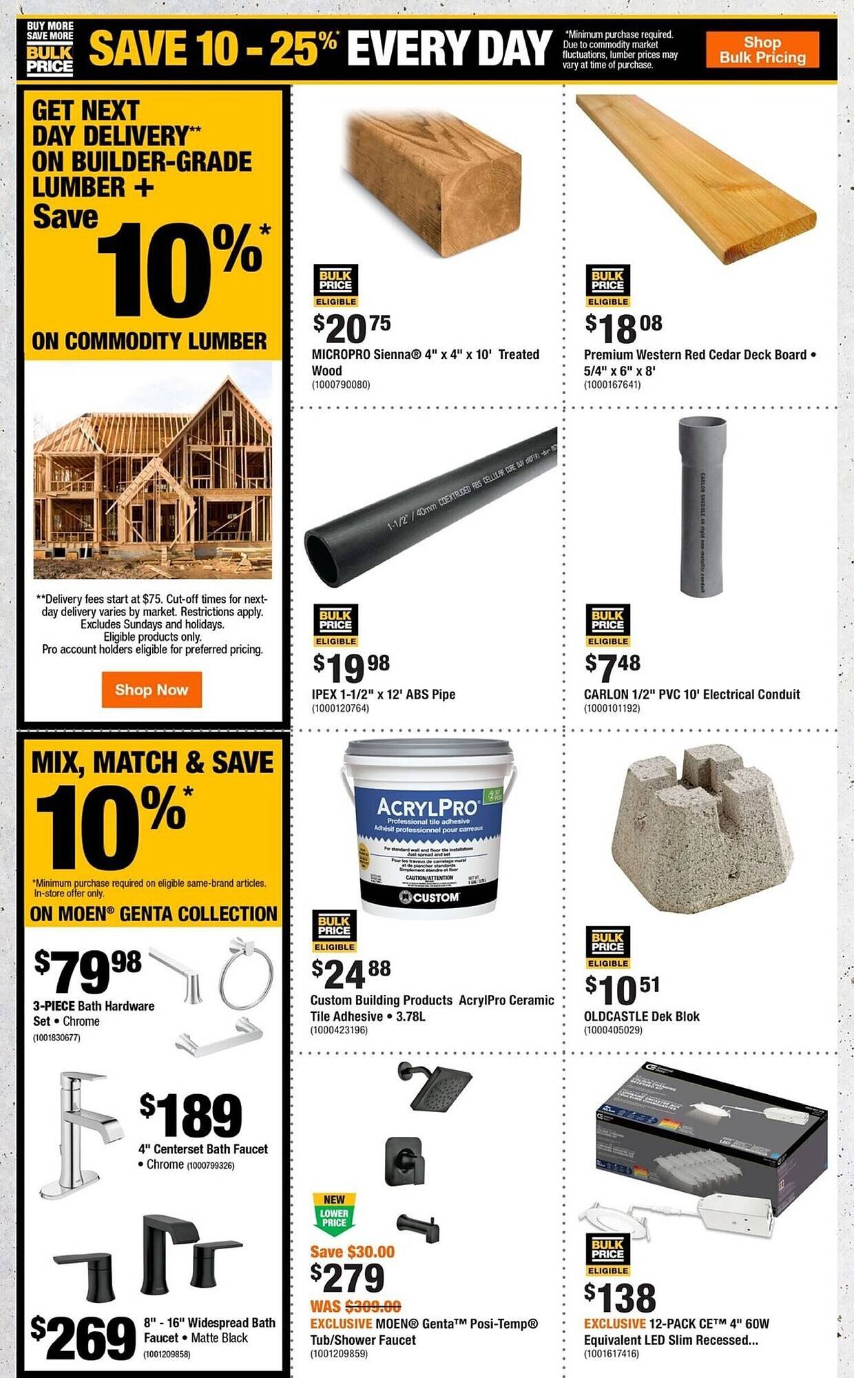 Home Depot flyer