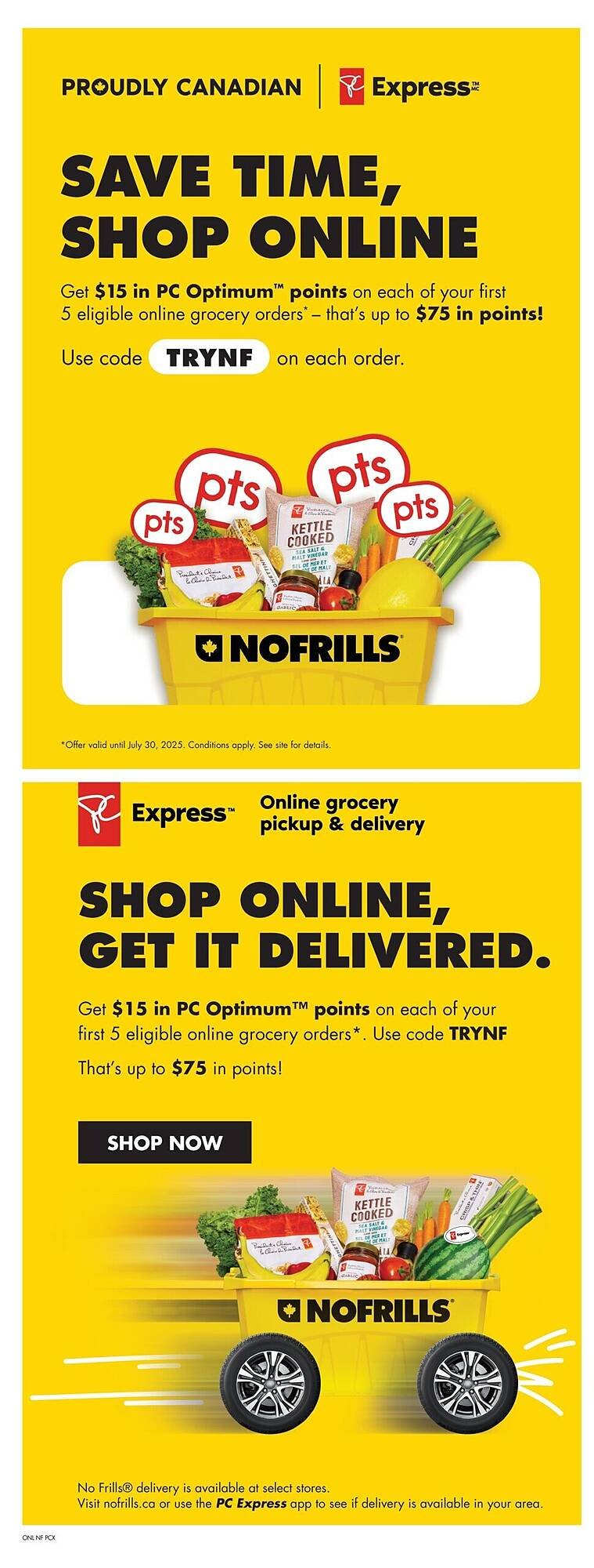 No Frills flyer