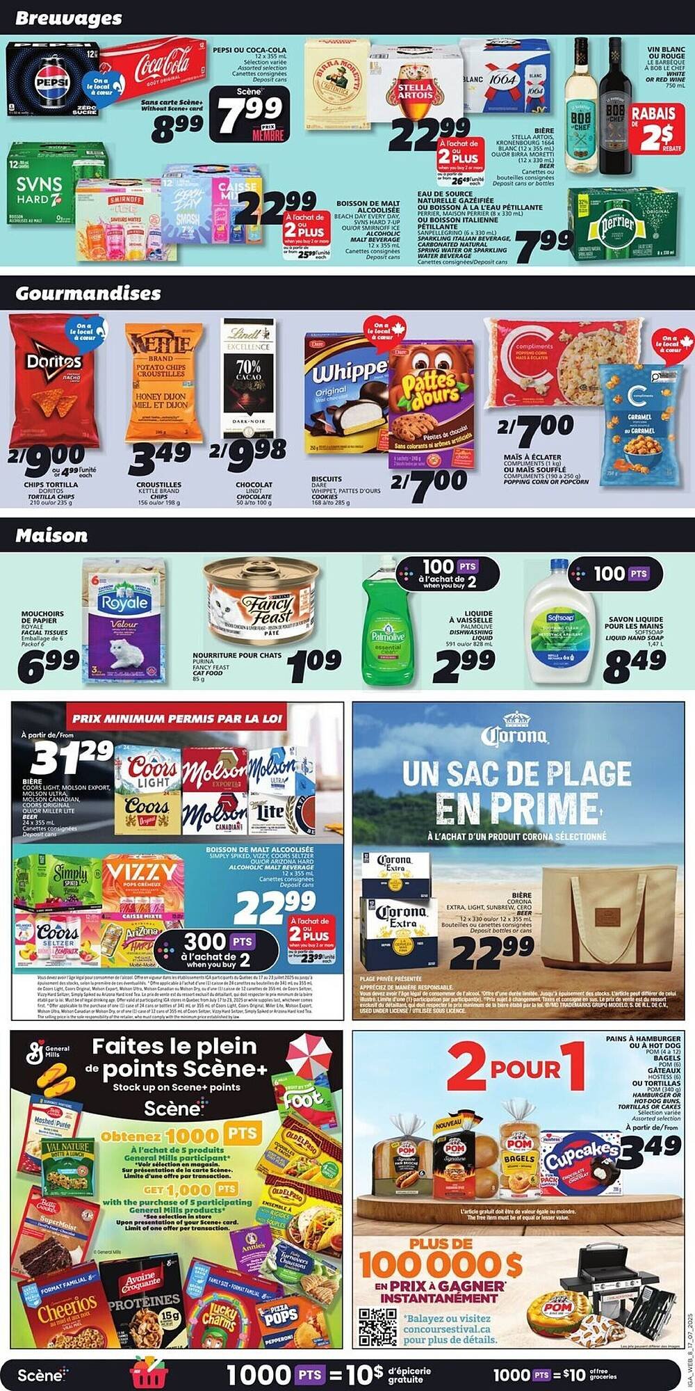 IGA flyer