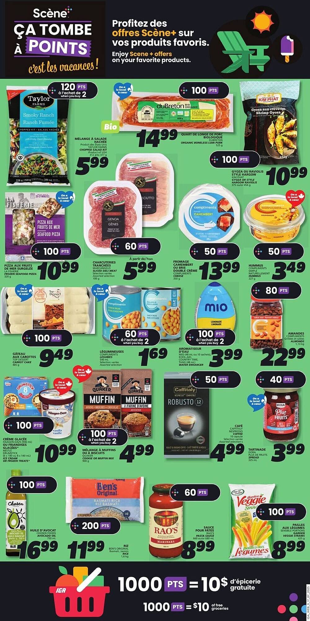 IGA flyer