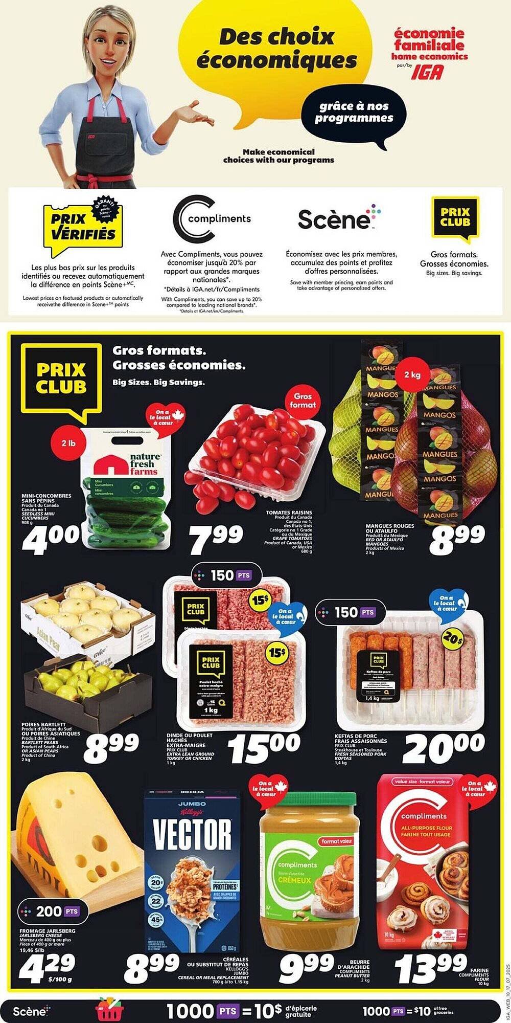 IGA flyer