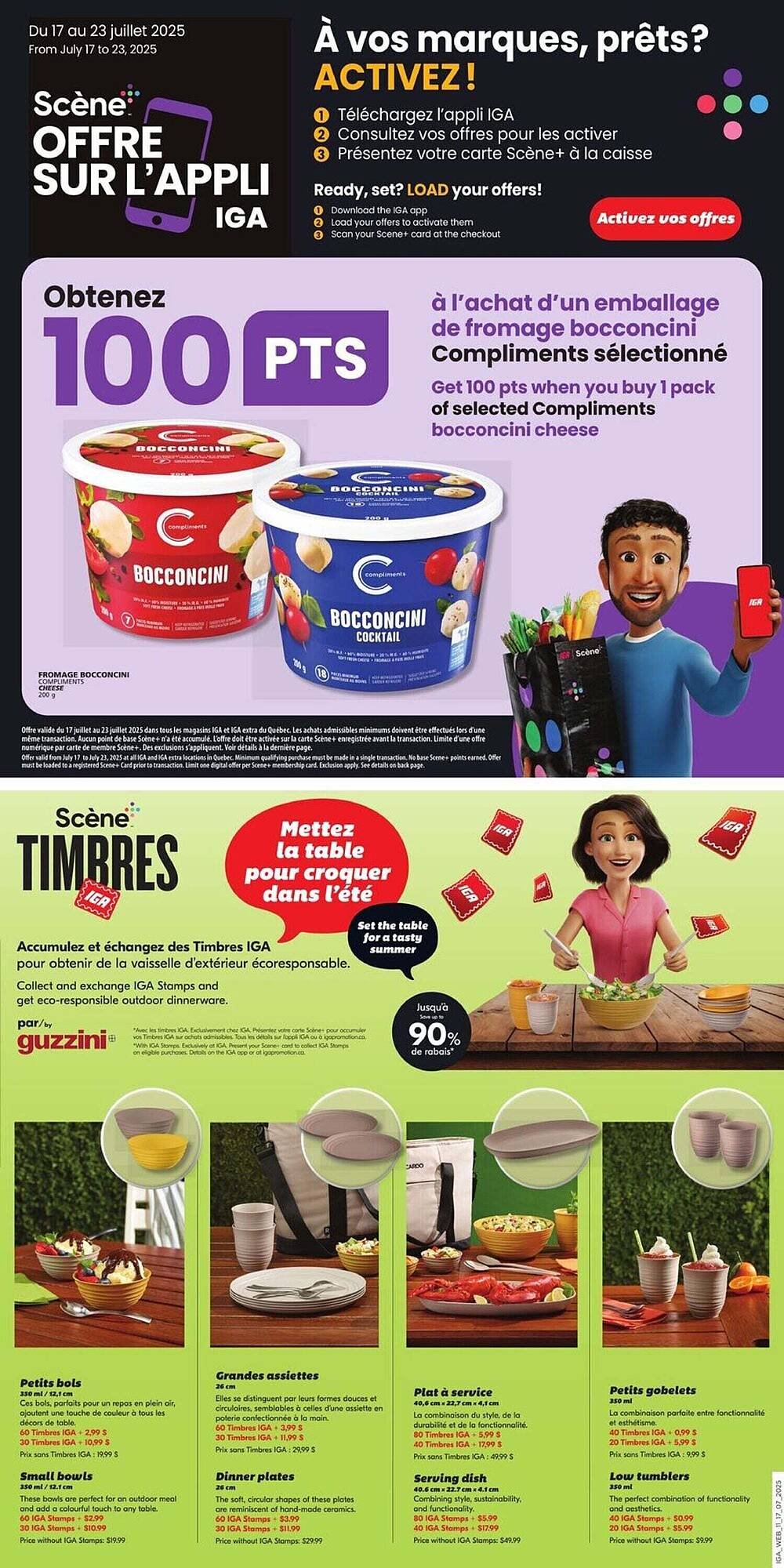 IGA flyer