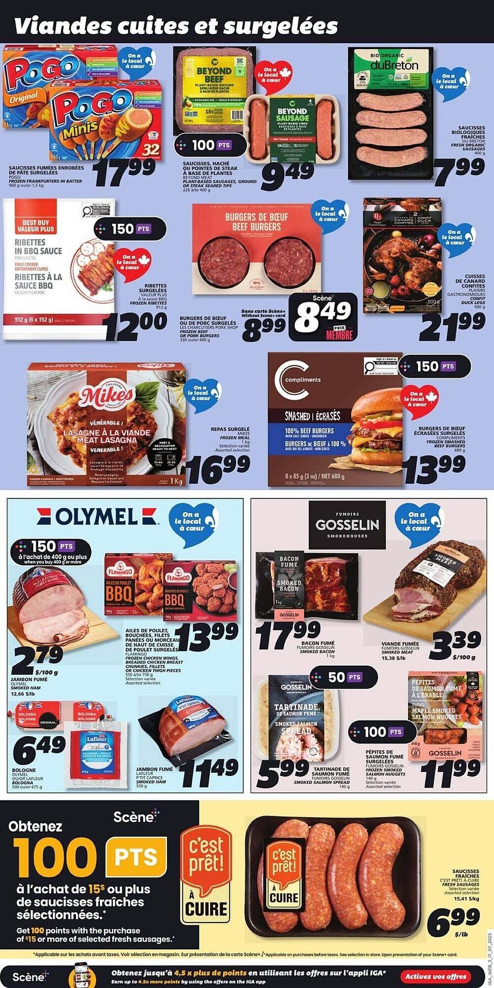 IGA flyer