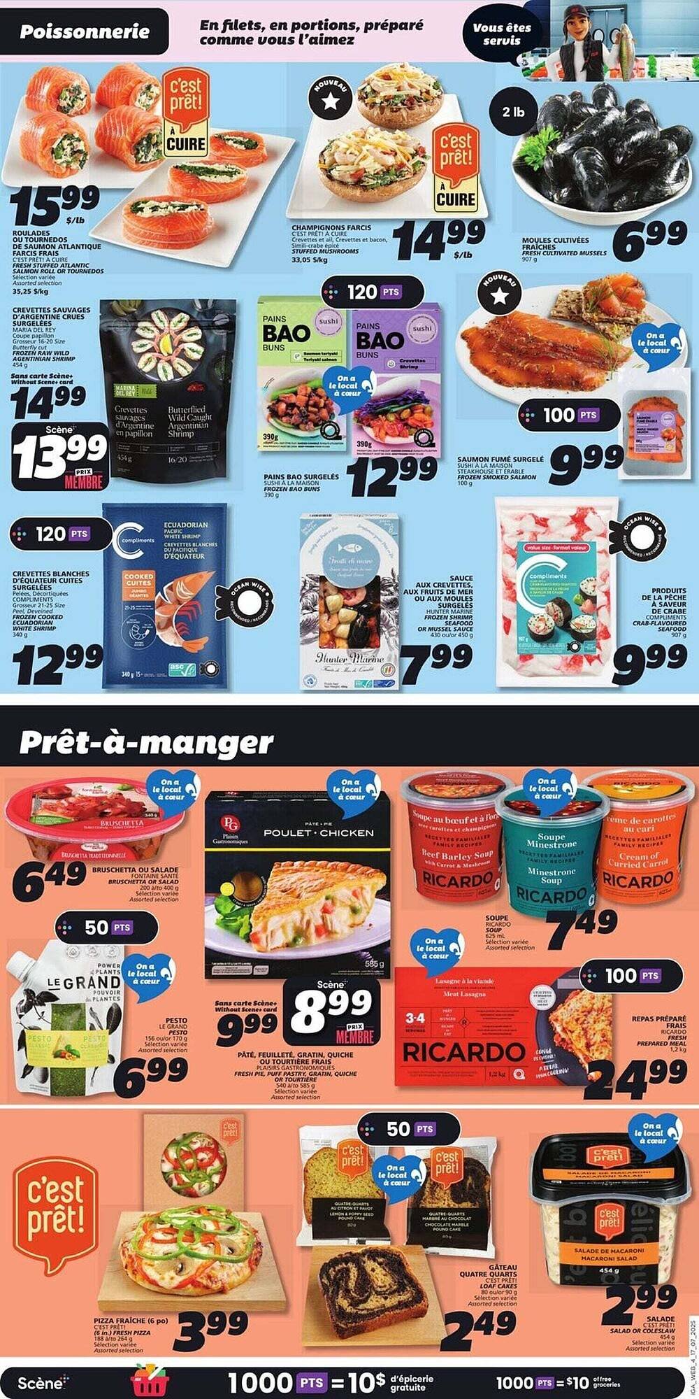 IGA flyer