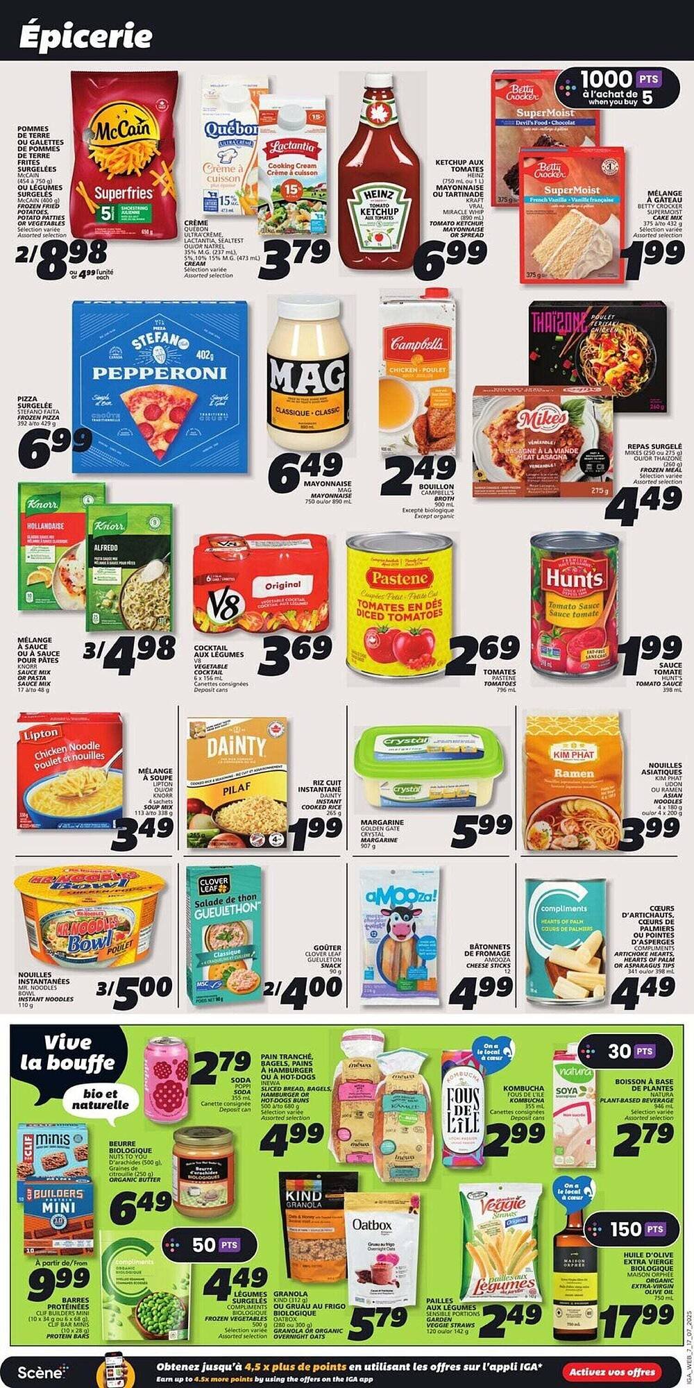 IGA flyer