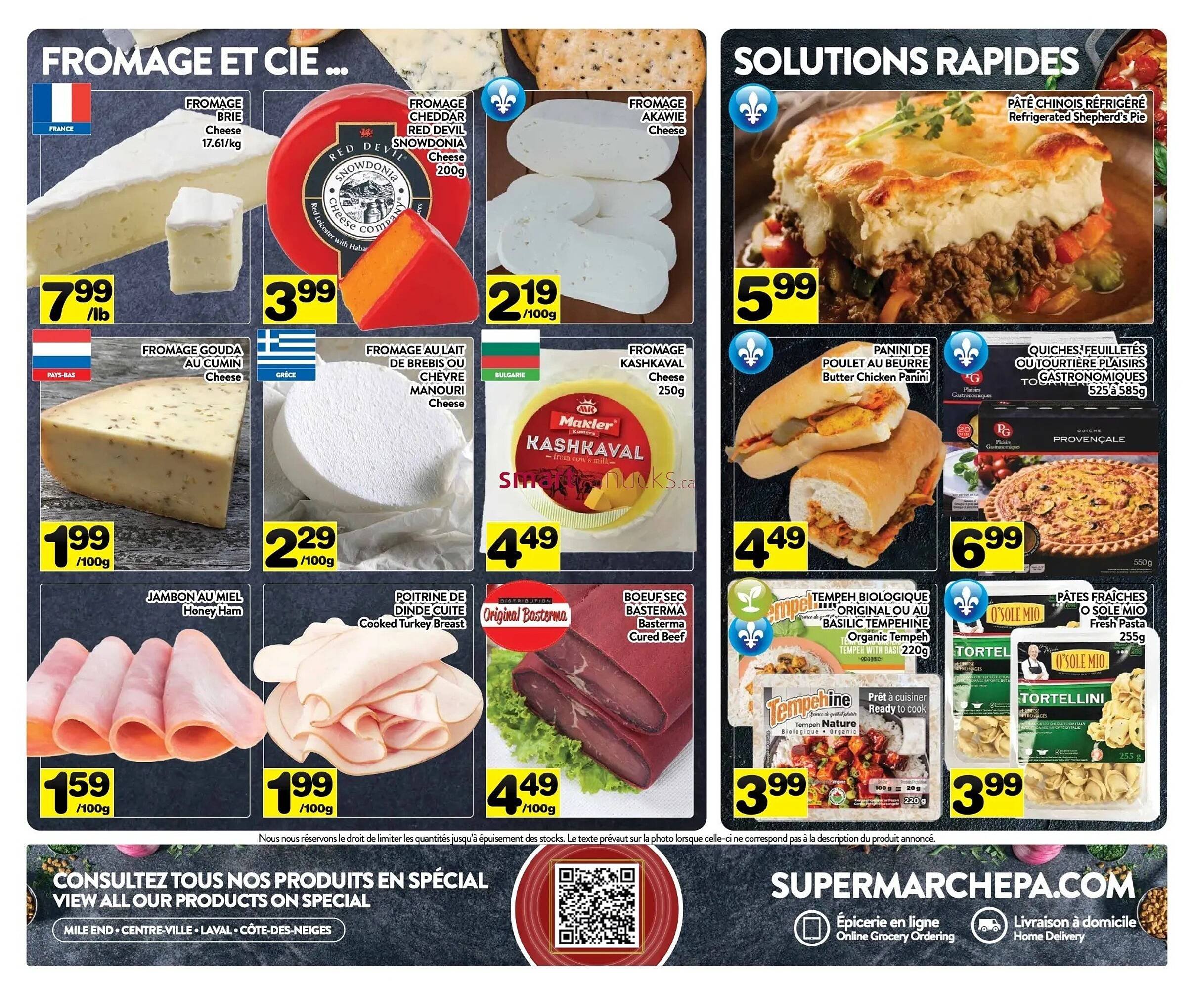 Supermarché PA flyer