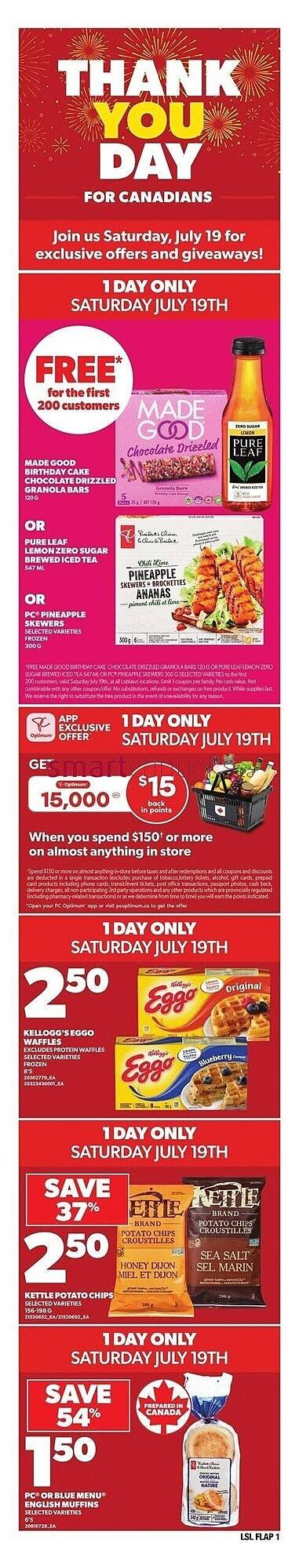 Loblaws flyer (2025-07-17 - 2025-07-23) | 1