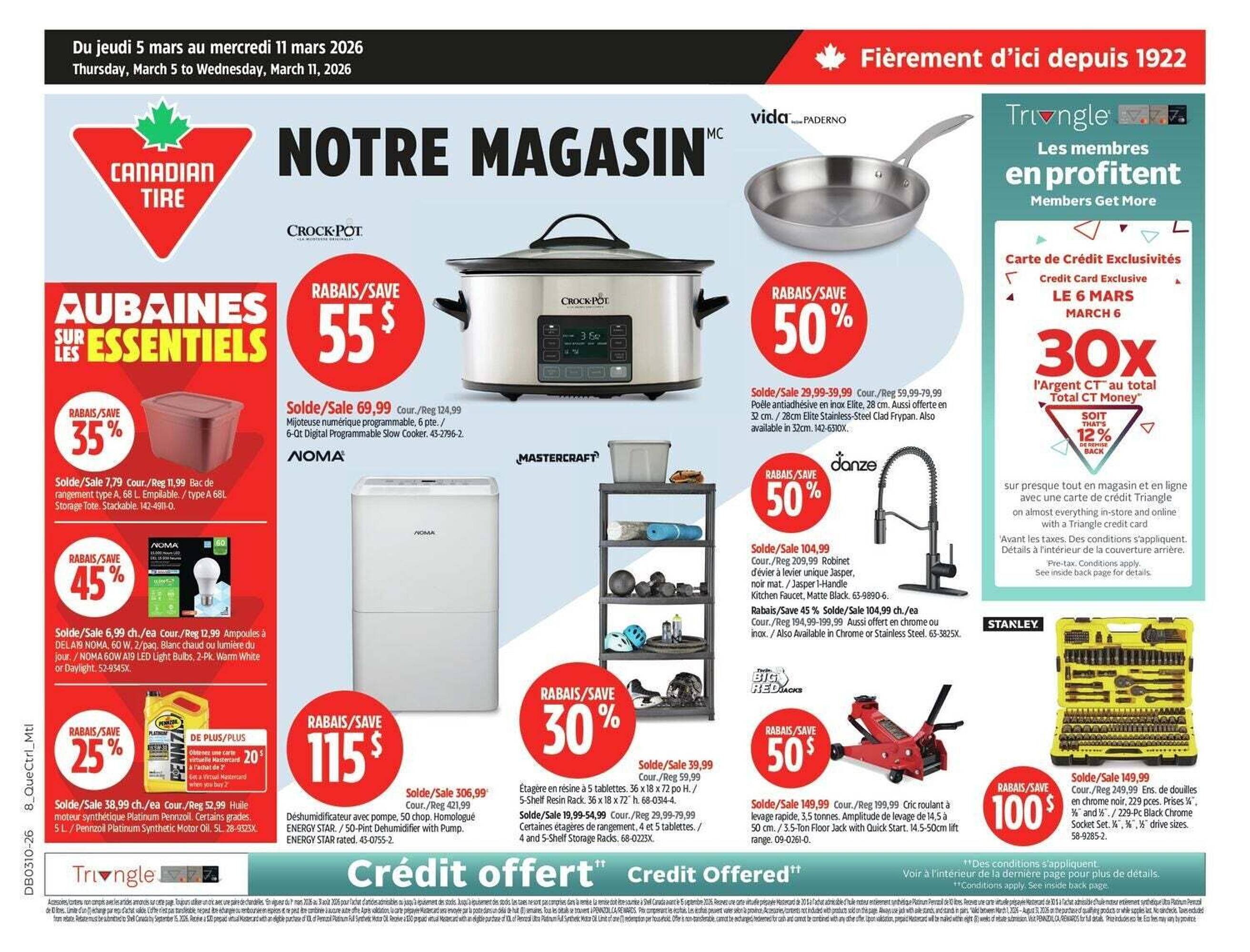 Canadian Tire flyer (2026-03-05 - 2026-03-26) | 1