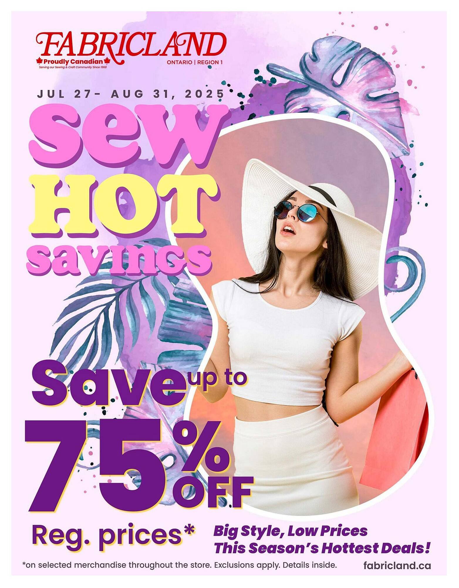 Fabricland flyer (2025-07-27 - 2025-08-02) | 1