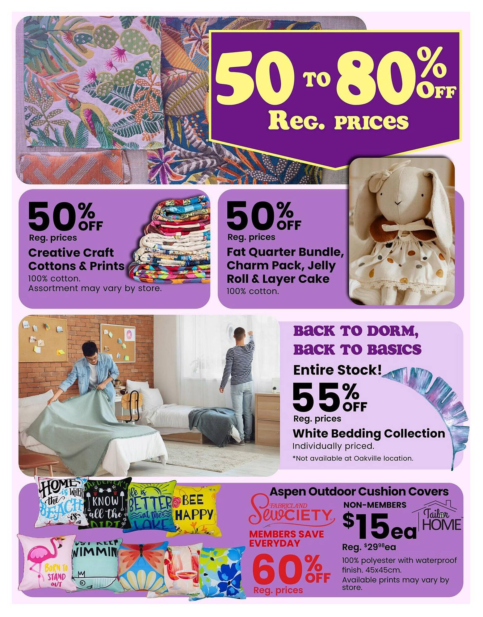 Fabricland flyer