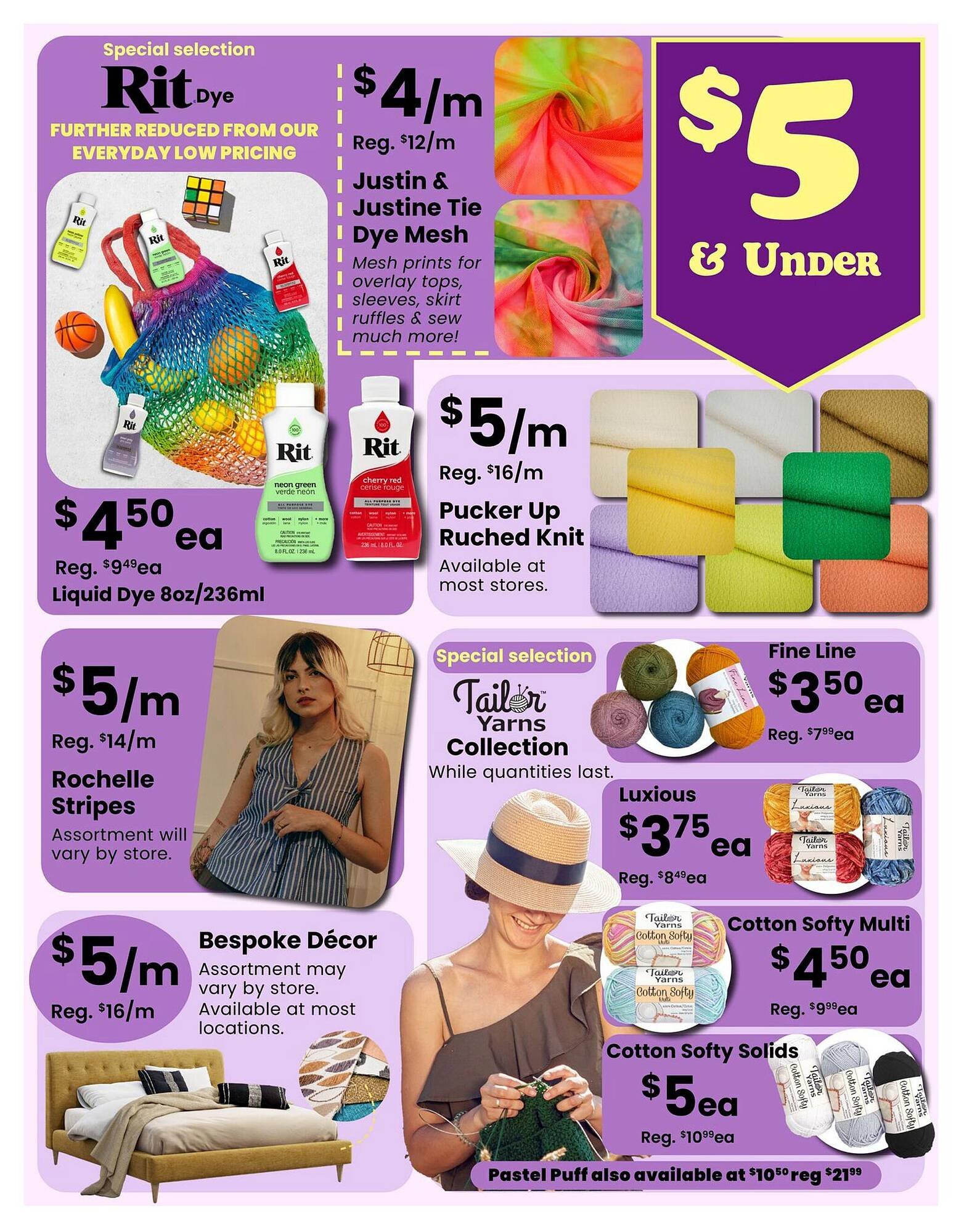 Fabricland flyer