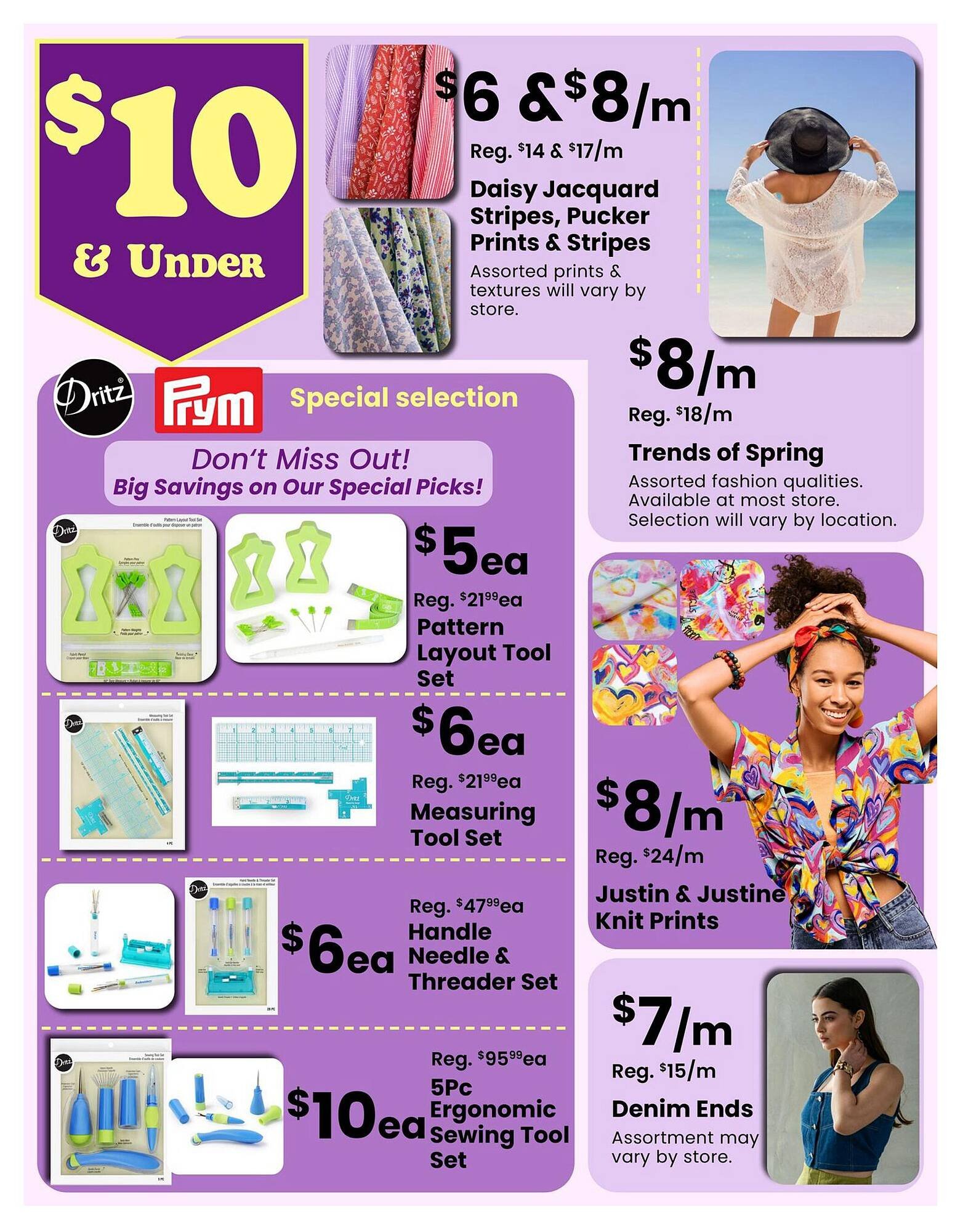 Fabricland flyer