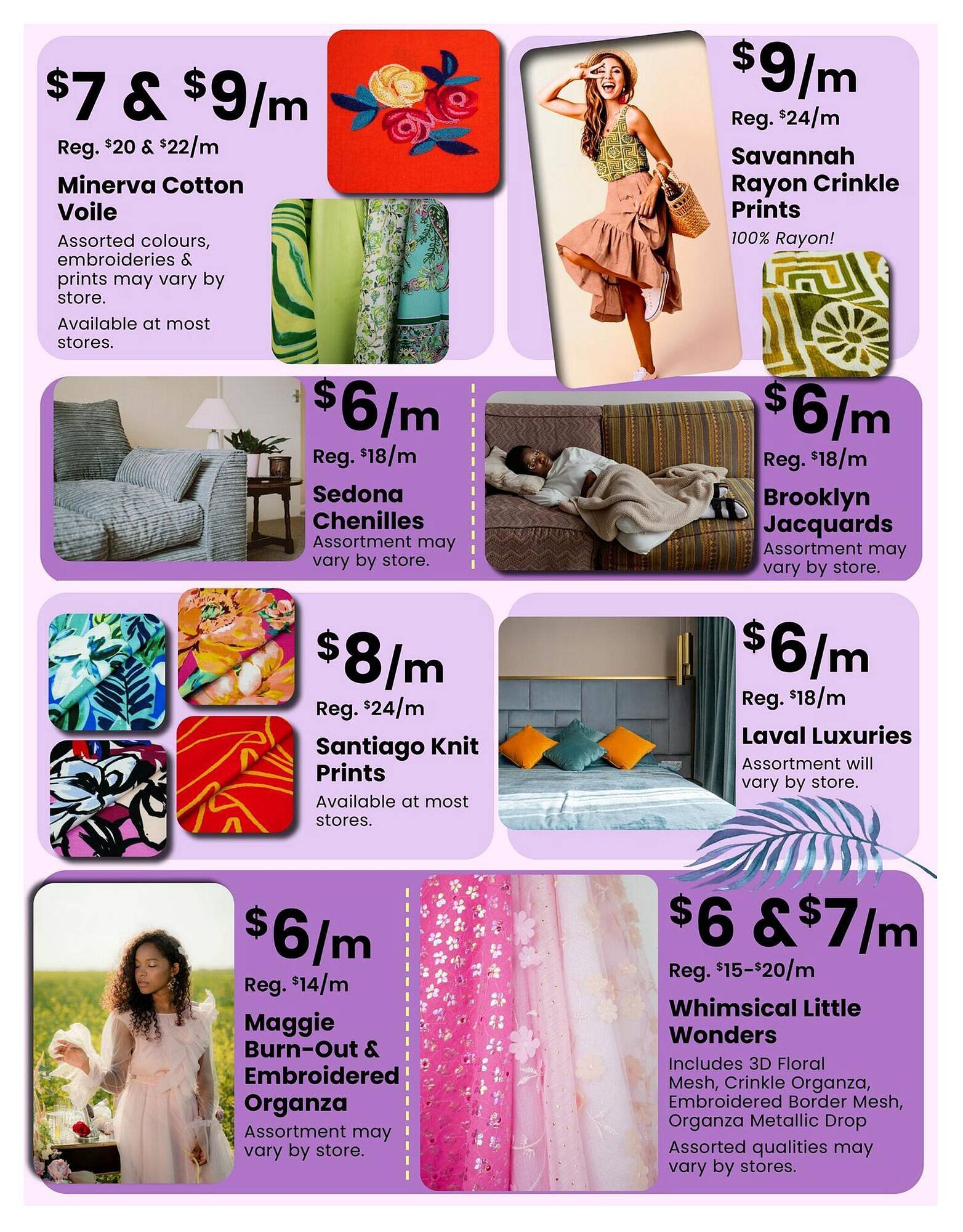 Fabricland flyer