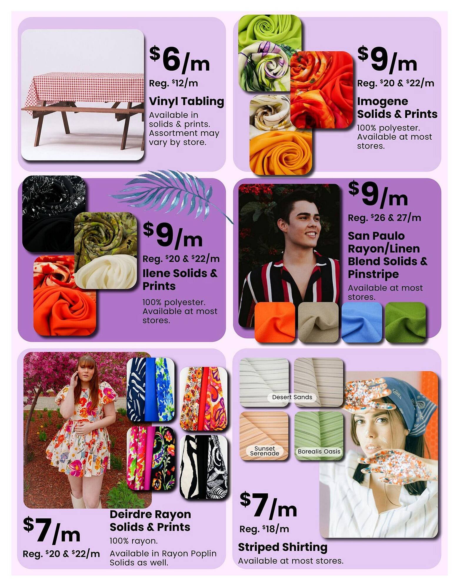 Fabricland flyer