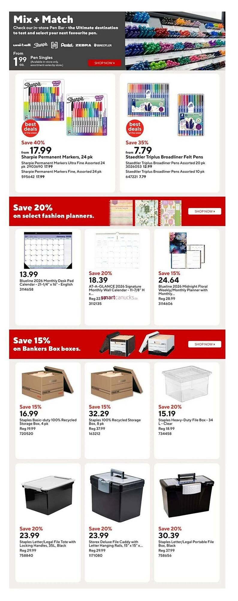 Staples flyer