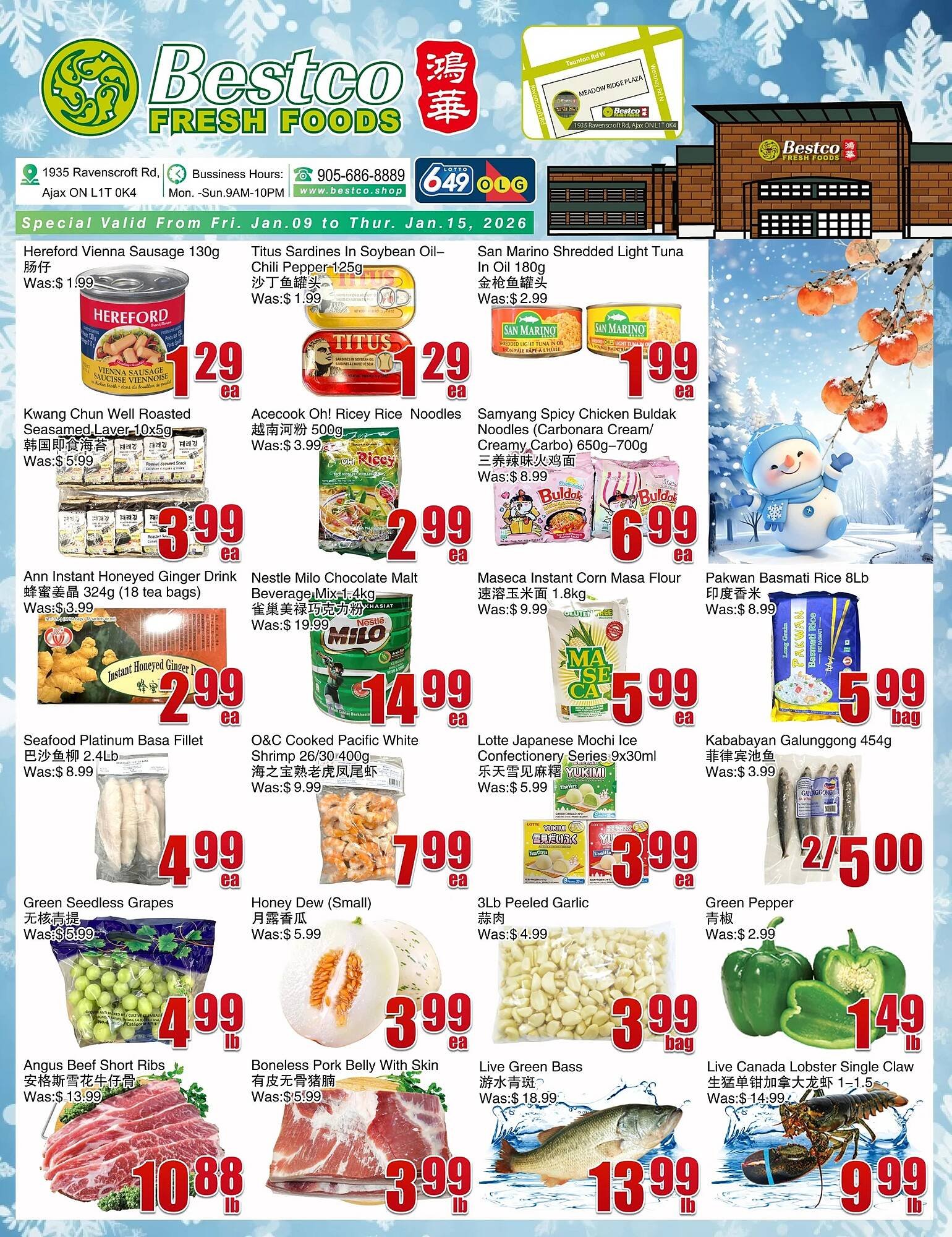 Bestco Food Mart flyer (2026-01-09 - 2026-01-15) | 1