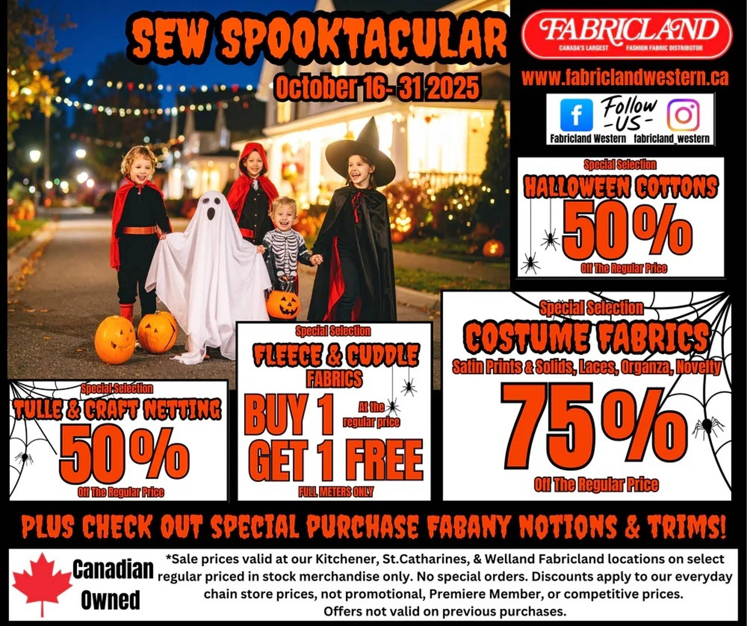Fabricland flyer (2025-10-22 - 2025-10-28) | 1