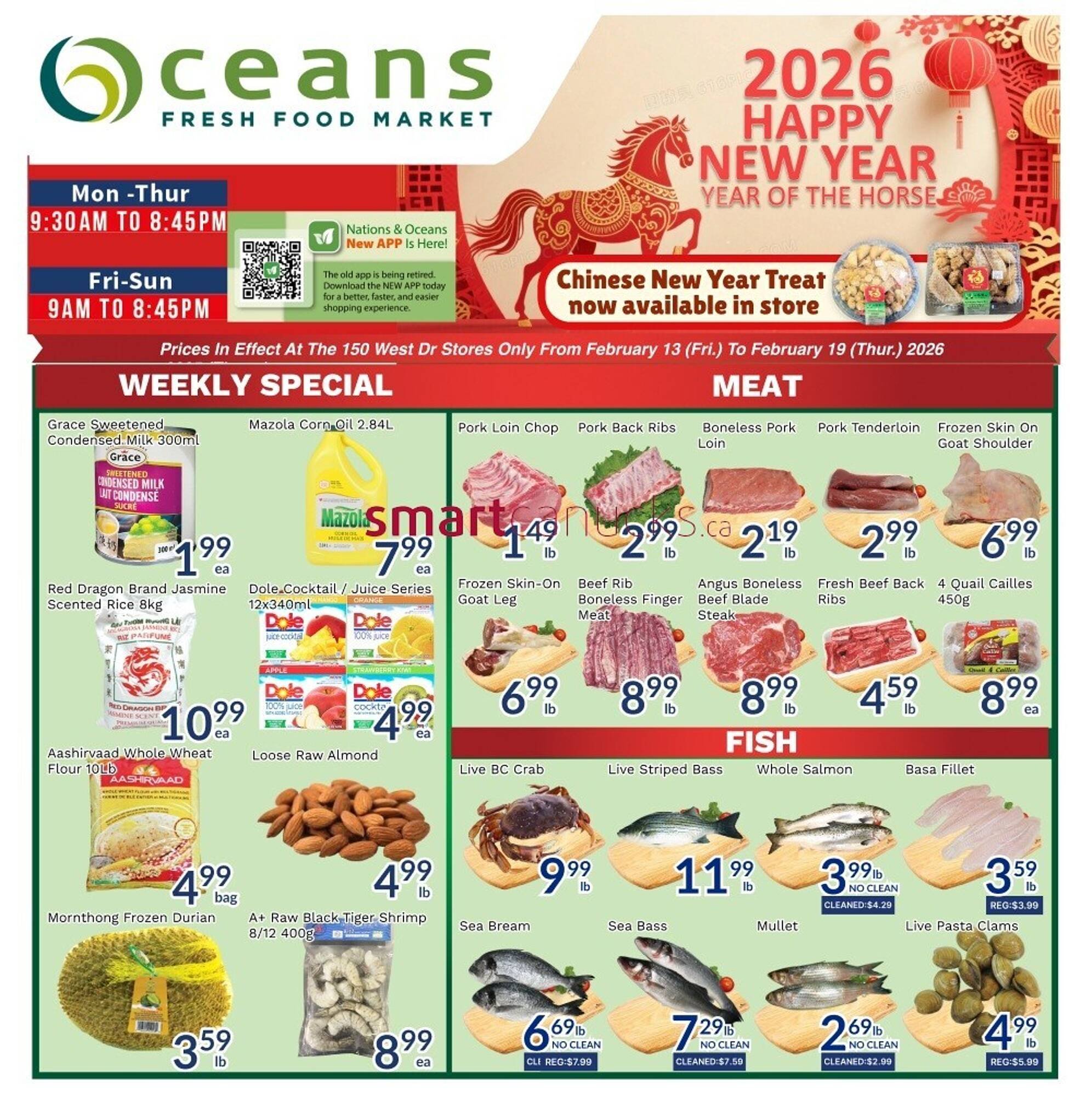 Oceans Fresh Food Market flyer (2026-02-13 - 2026-02-19) | 1