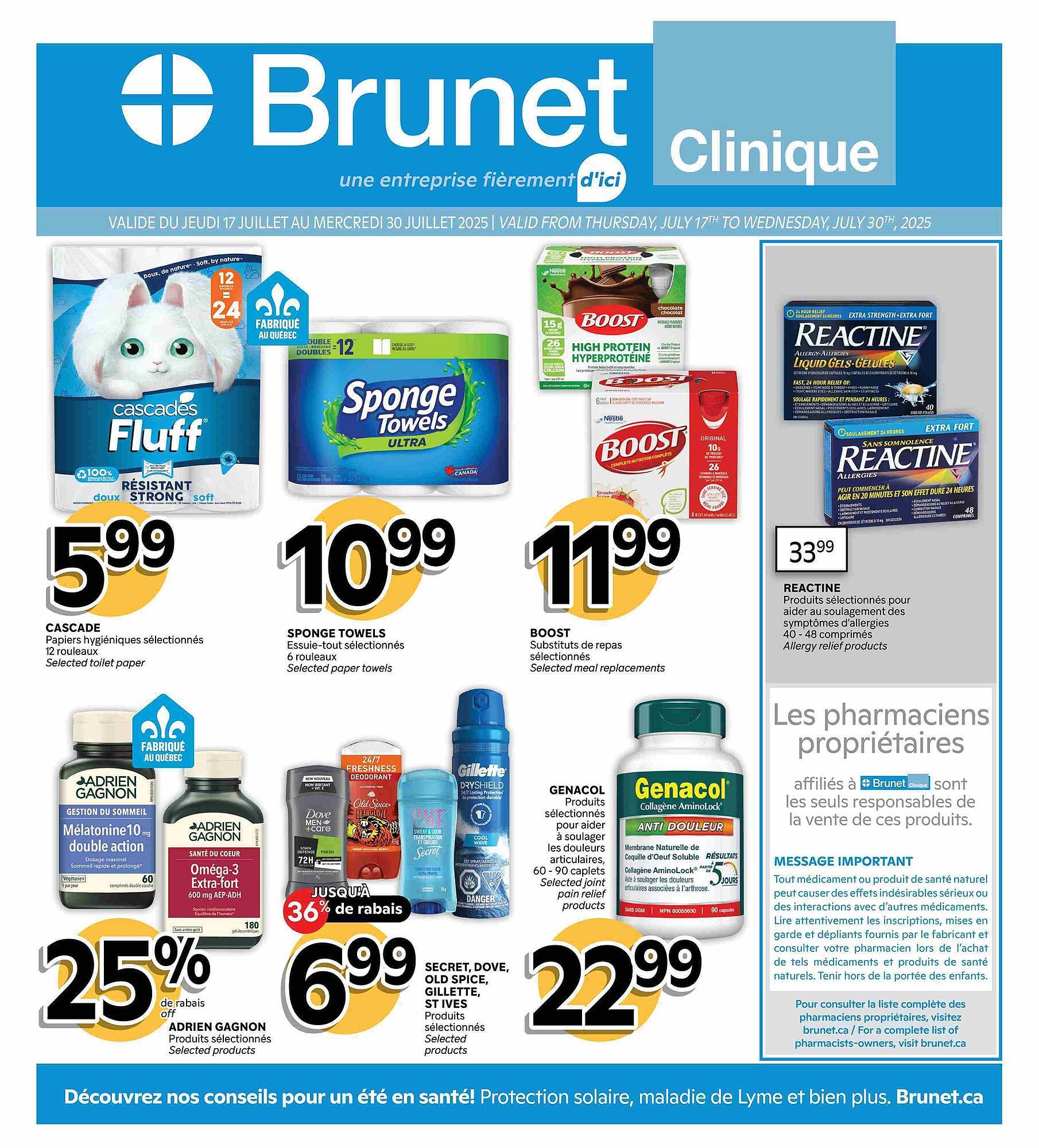 Brunet flyer (2025-07-17 - 2025-07-23) | 1