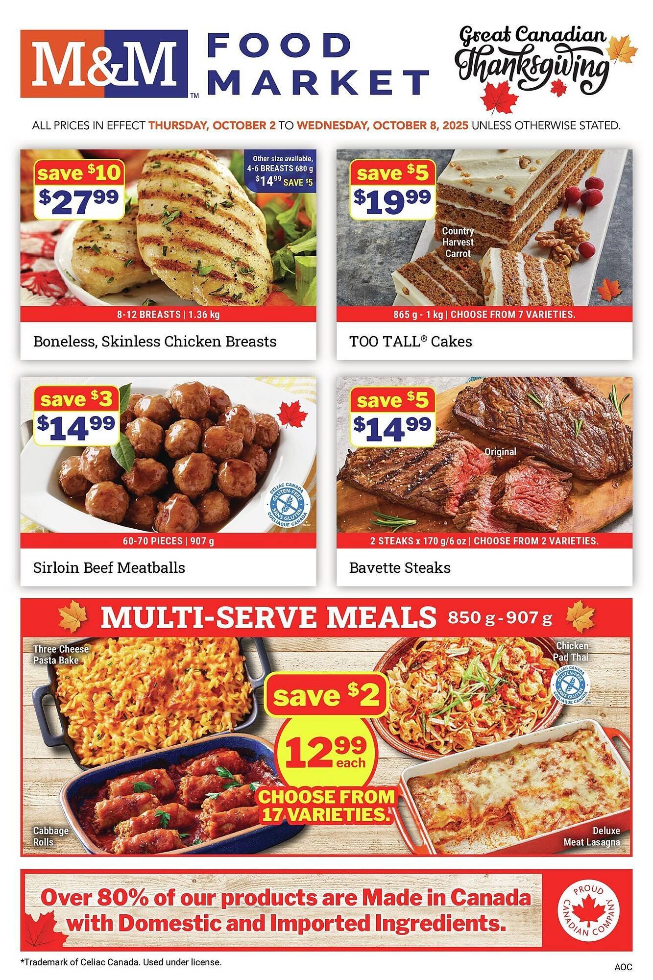M &amp; M Food Market flyer (2025-10-02 - 2025-10-09) | 1