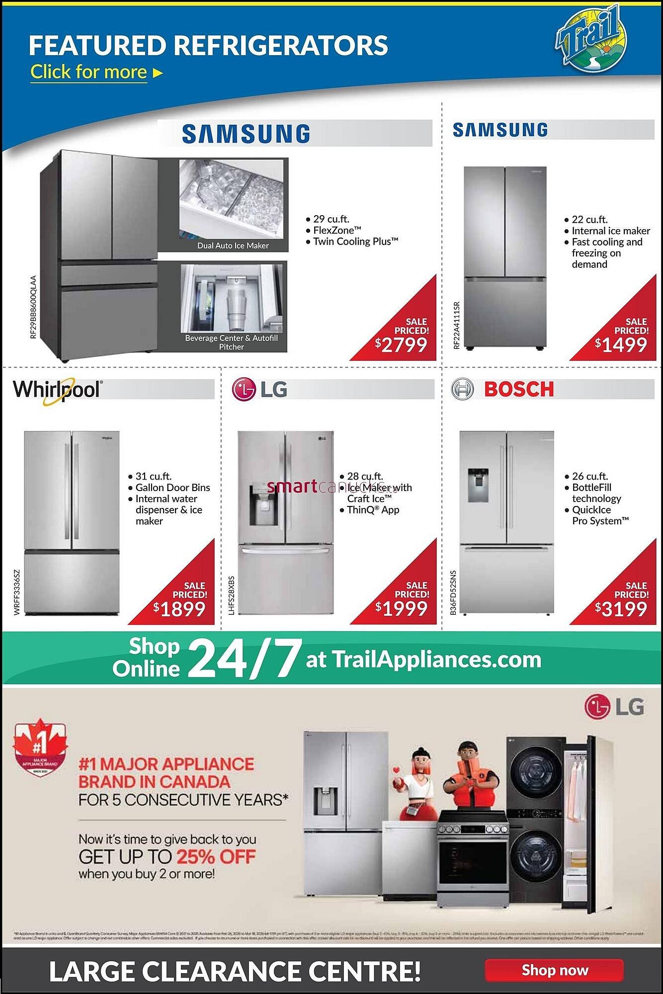 Trail Appliances flyer