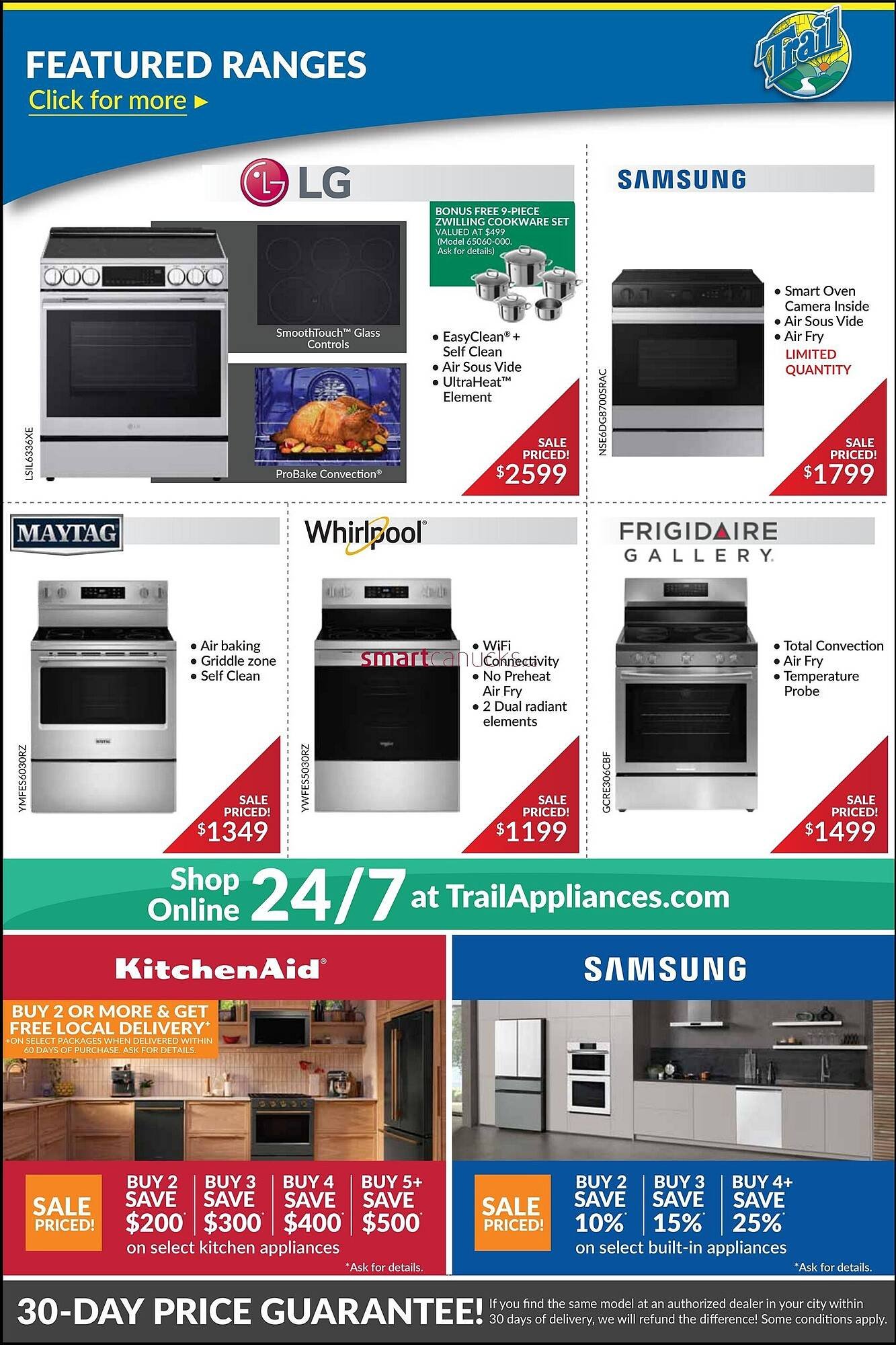 Trail Appliances flyer