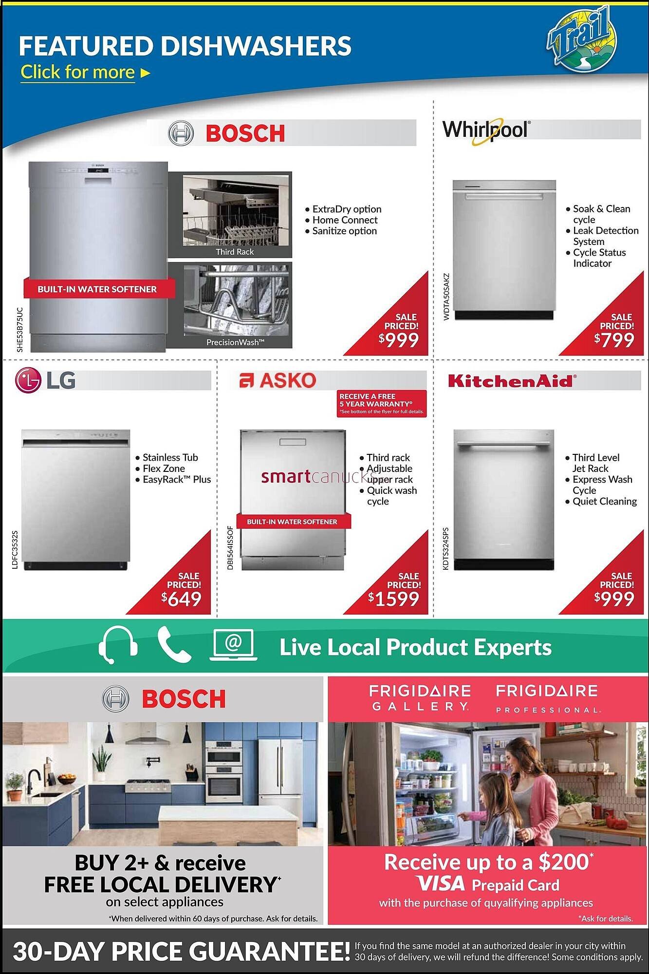 Trail Appliances flyer