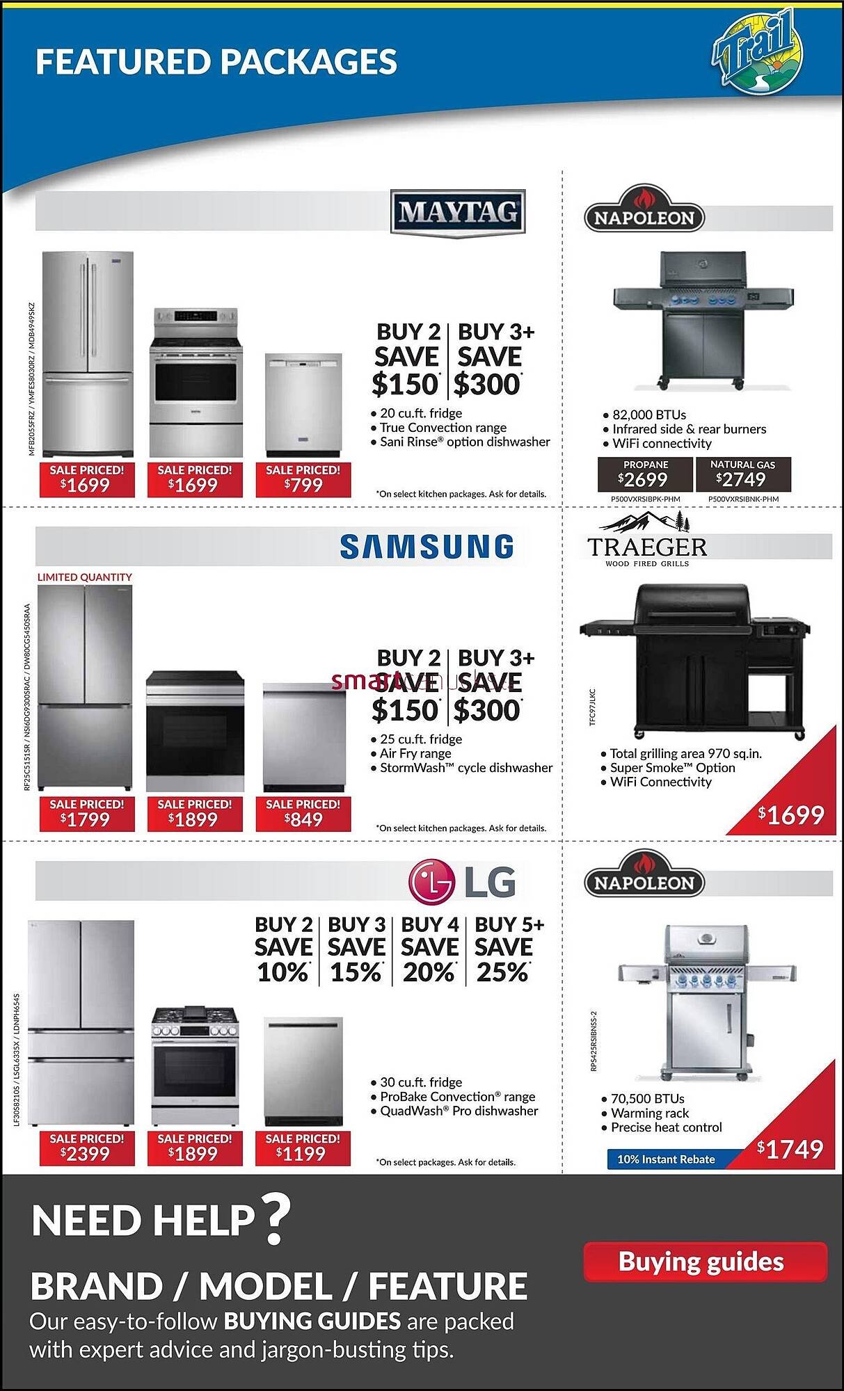 Trail Appliances flyer