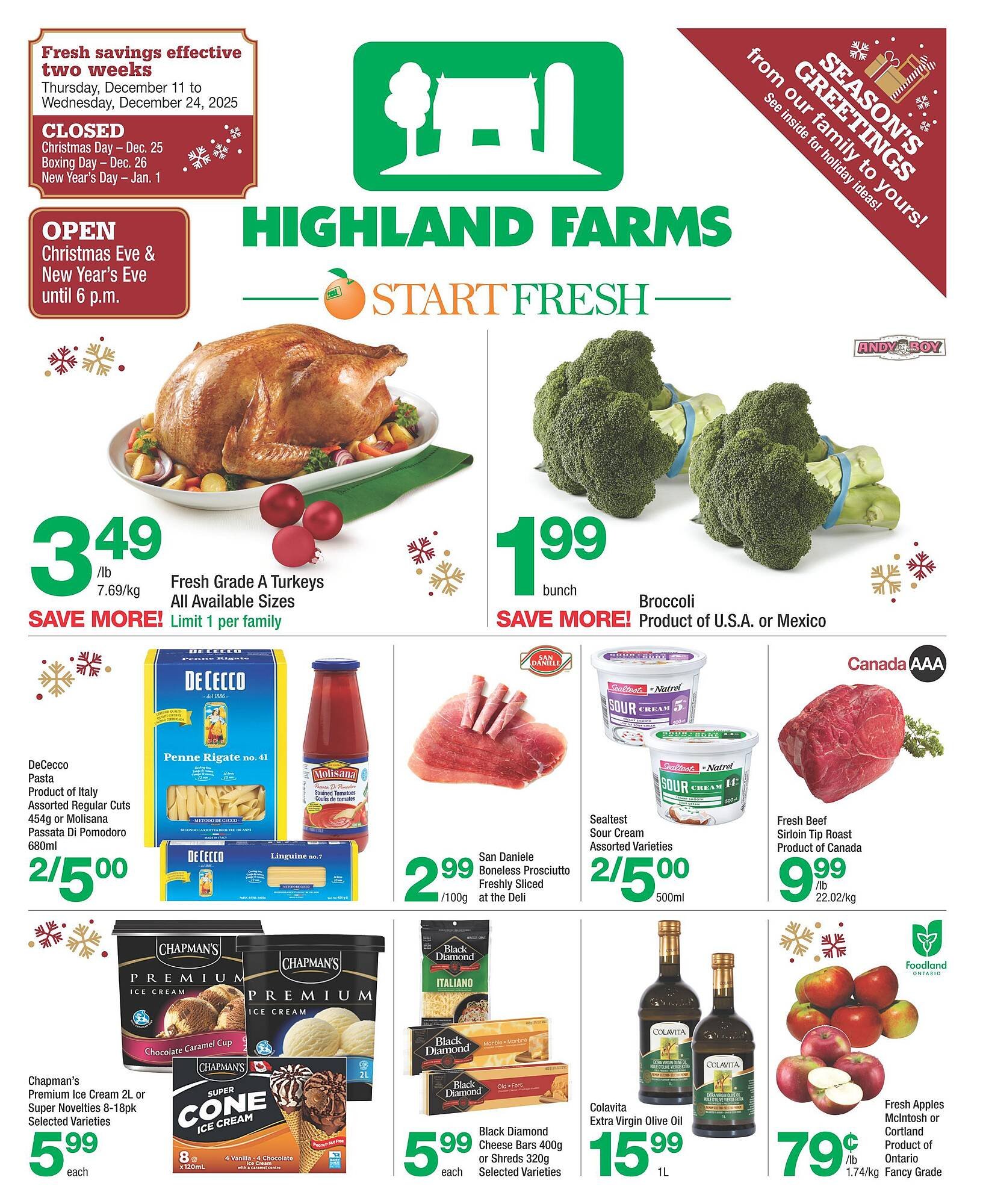 Highland Farms flyer (2025-12-11 - 2025-12-17) | 1